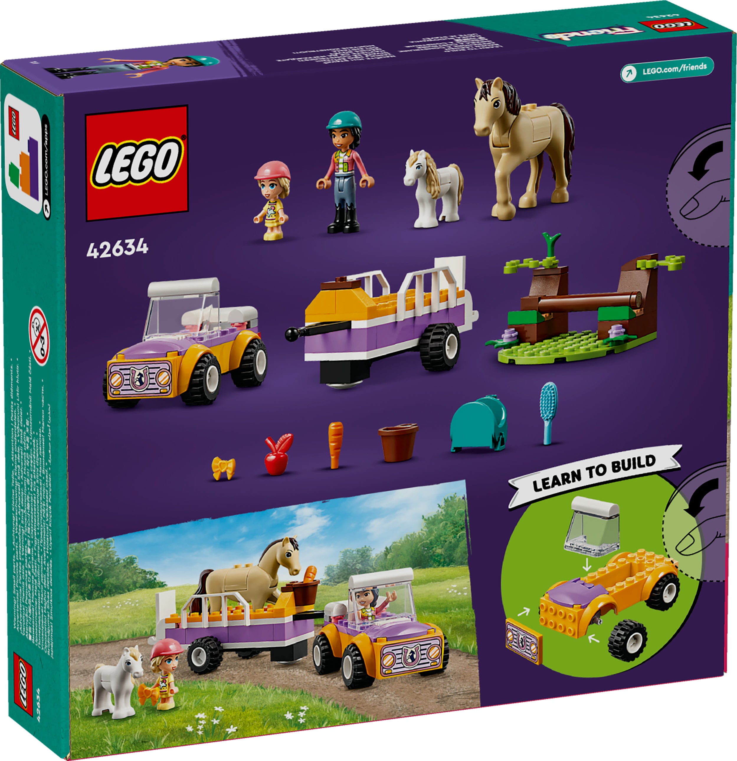 LEGO® 42634 Friends Pferde- und Pony-Anhänger