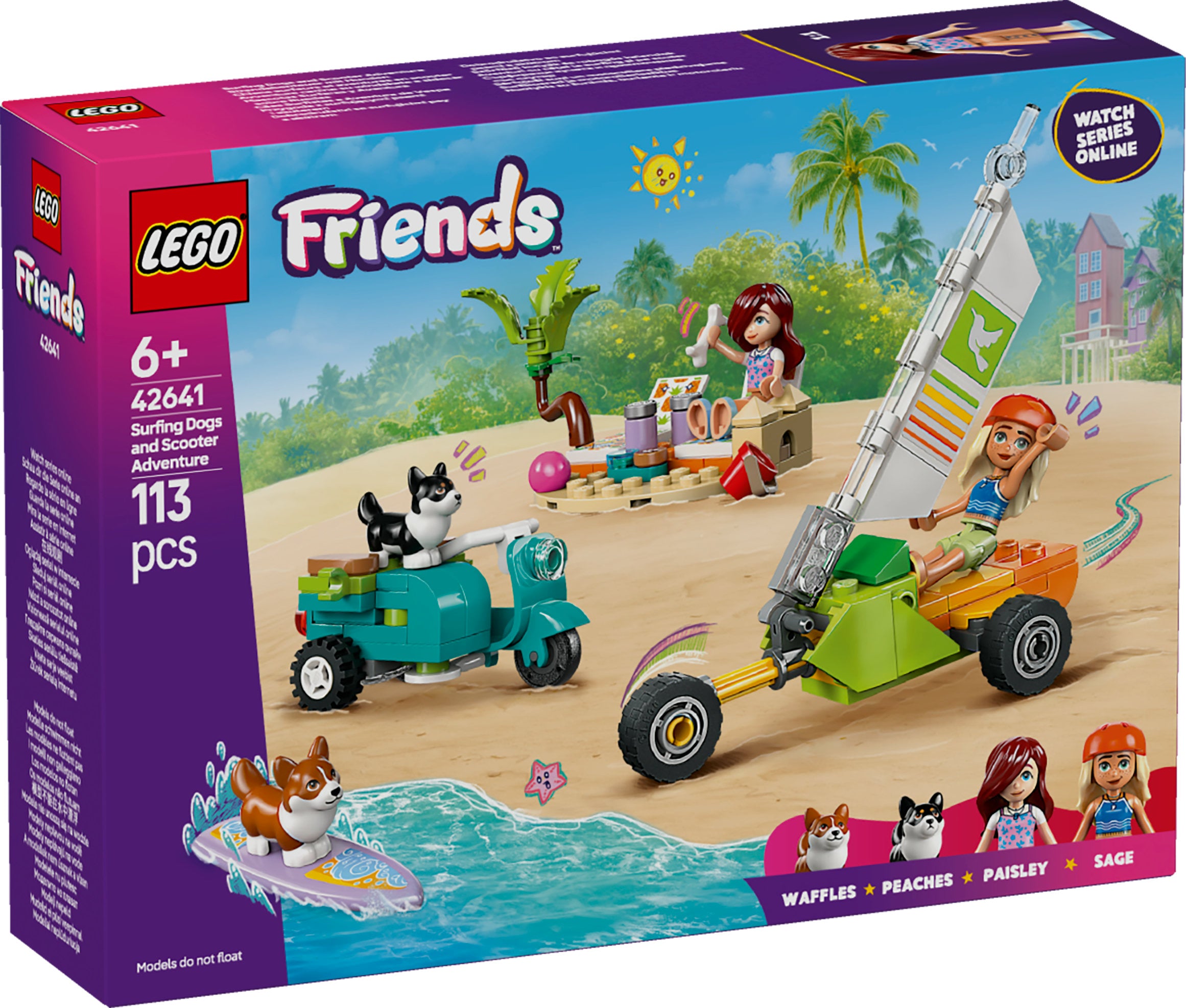 LEGO® 42641 Friends Strandabenteuer mit Hunden