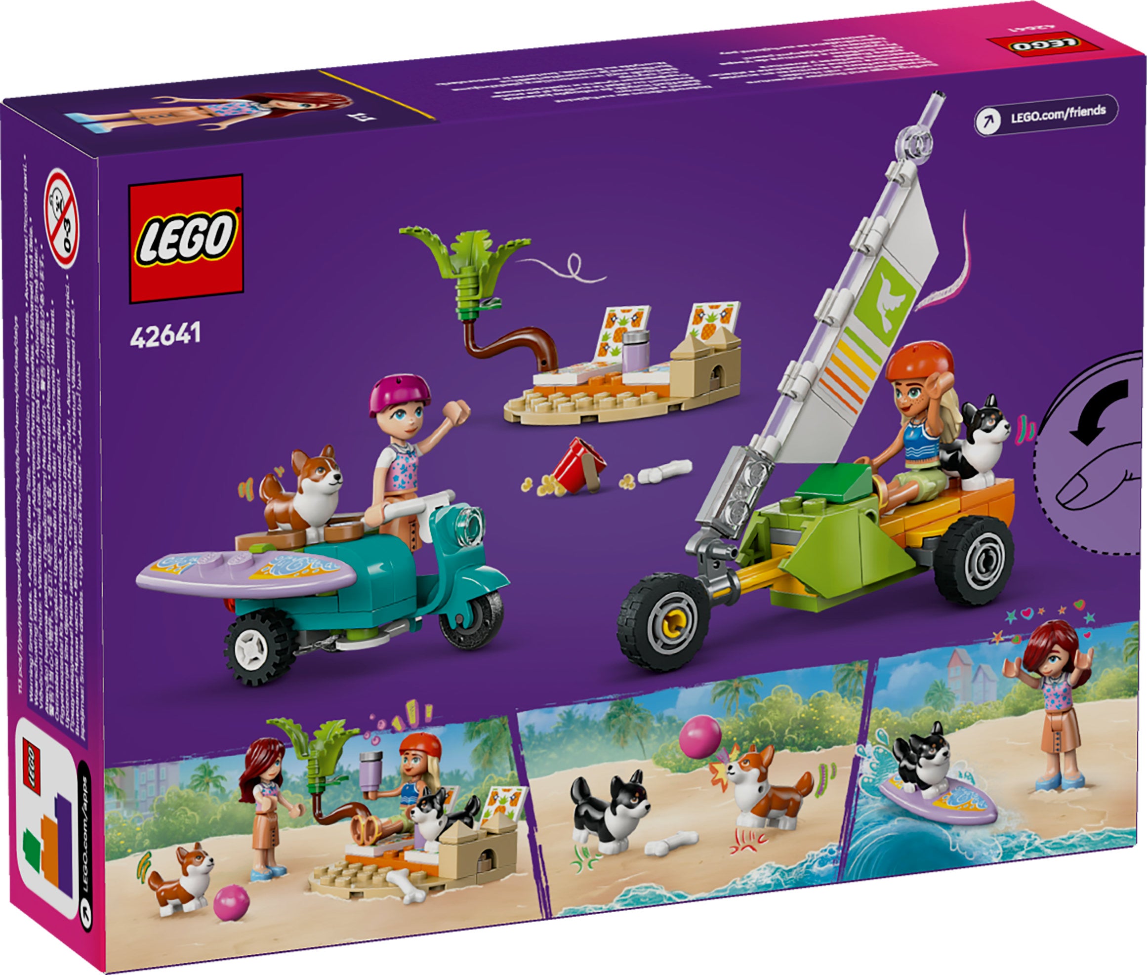 LEGO® 42641 Friends Strandabenteuer mit Hunden