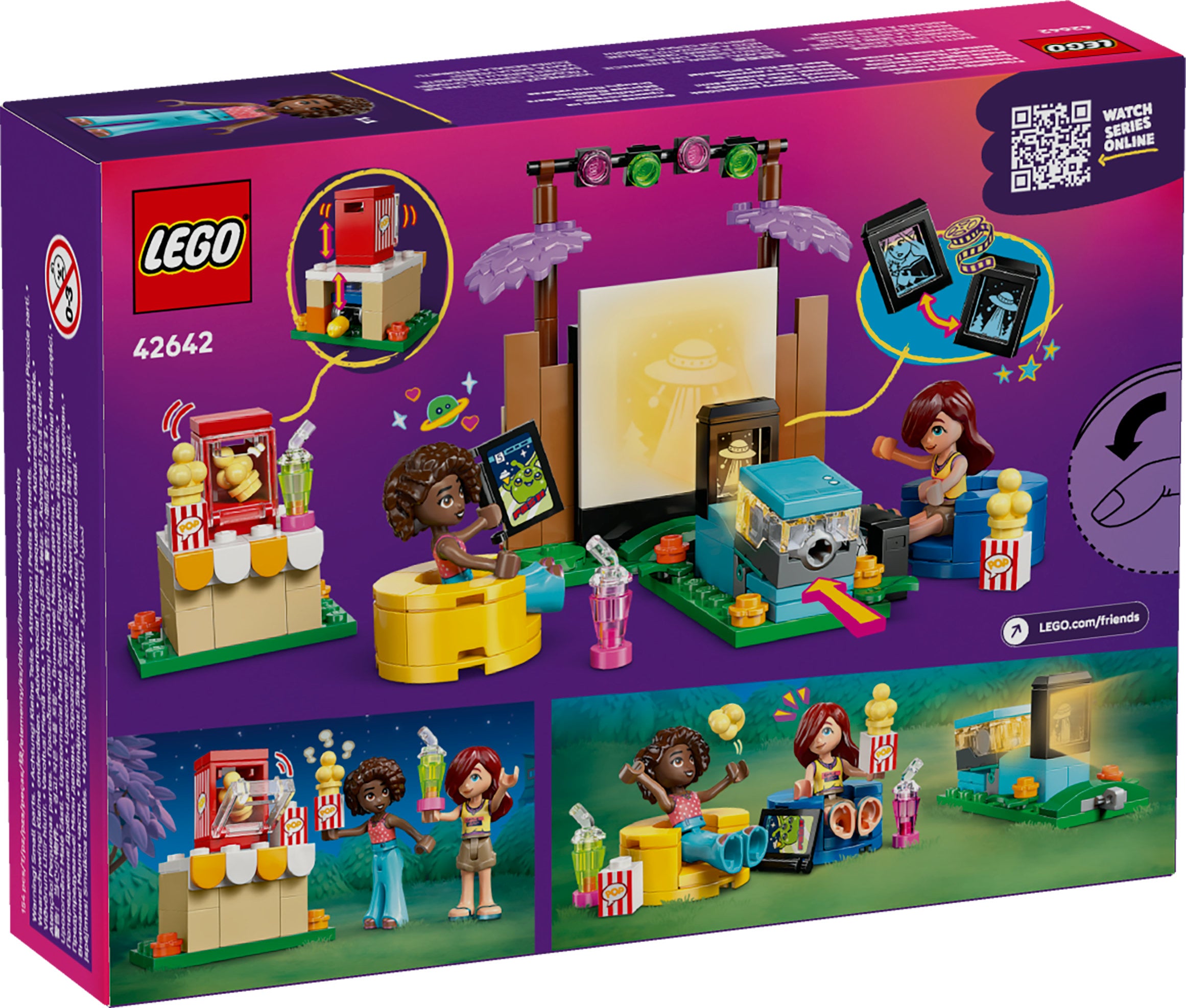 LEGO® 42642 Friends Filmabend mit Freunden