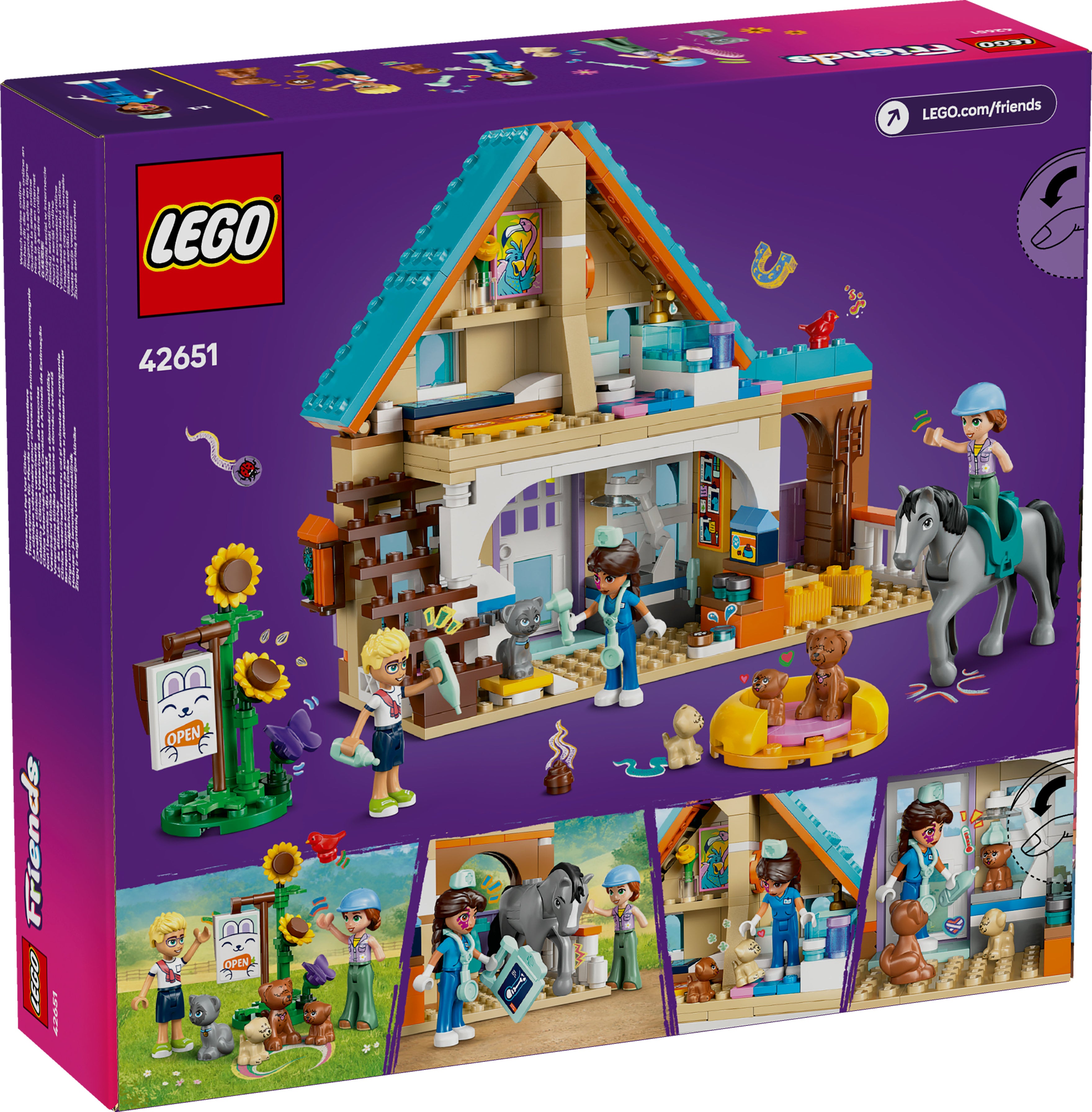 LEGO® 42651 Friends Tierarztpraxis für Pferde und Haustiere