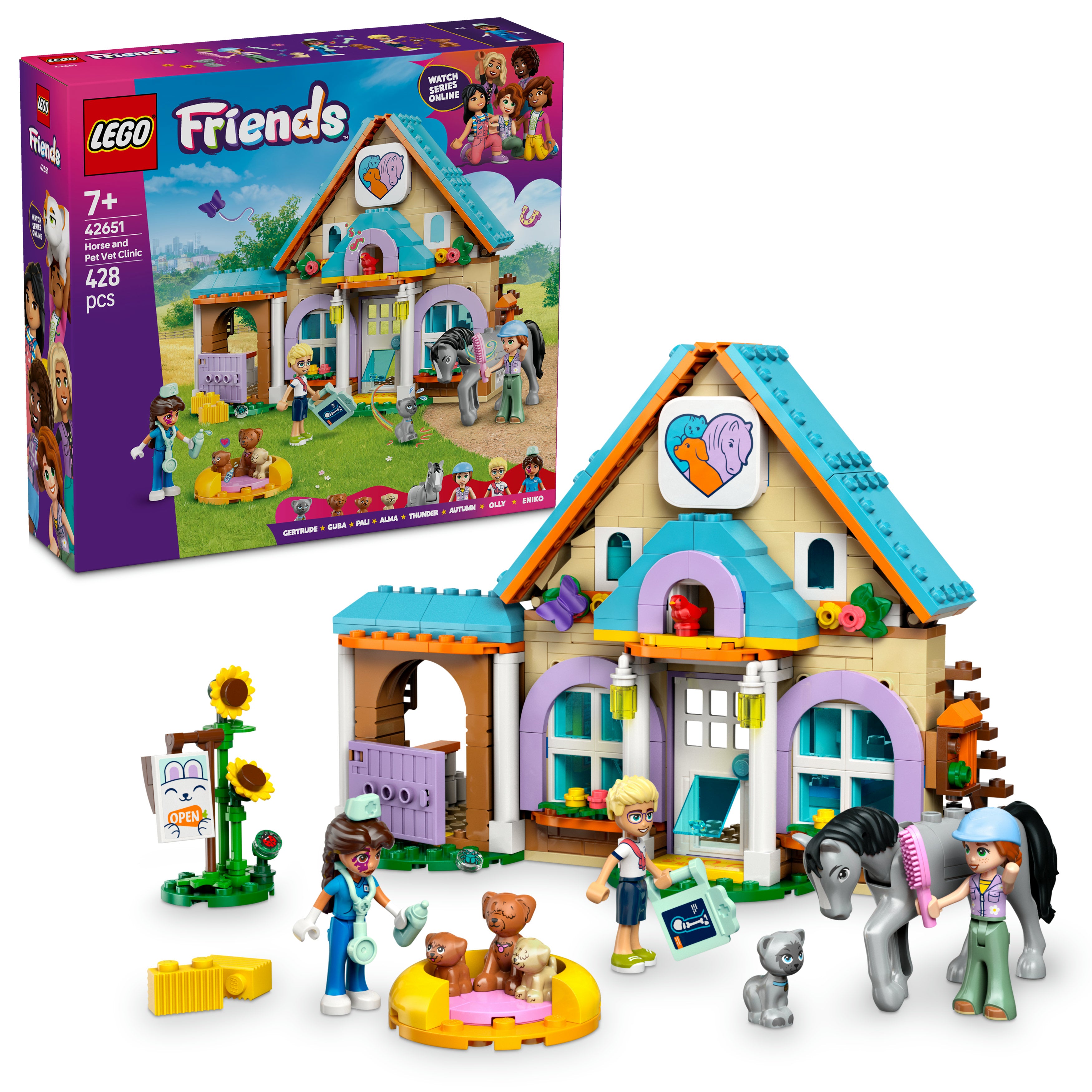 LEGO® 42651 Friends Tierarztpraxis für Pferde und Haustiere