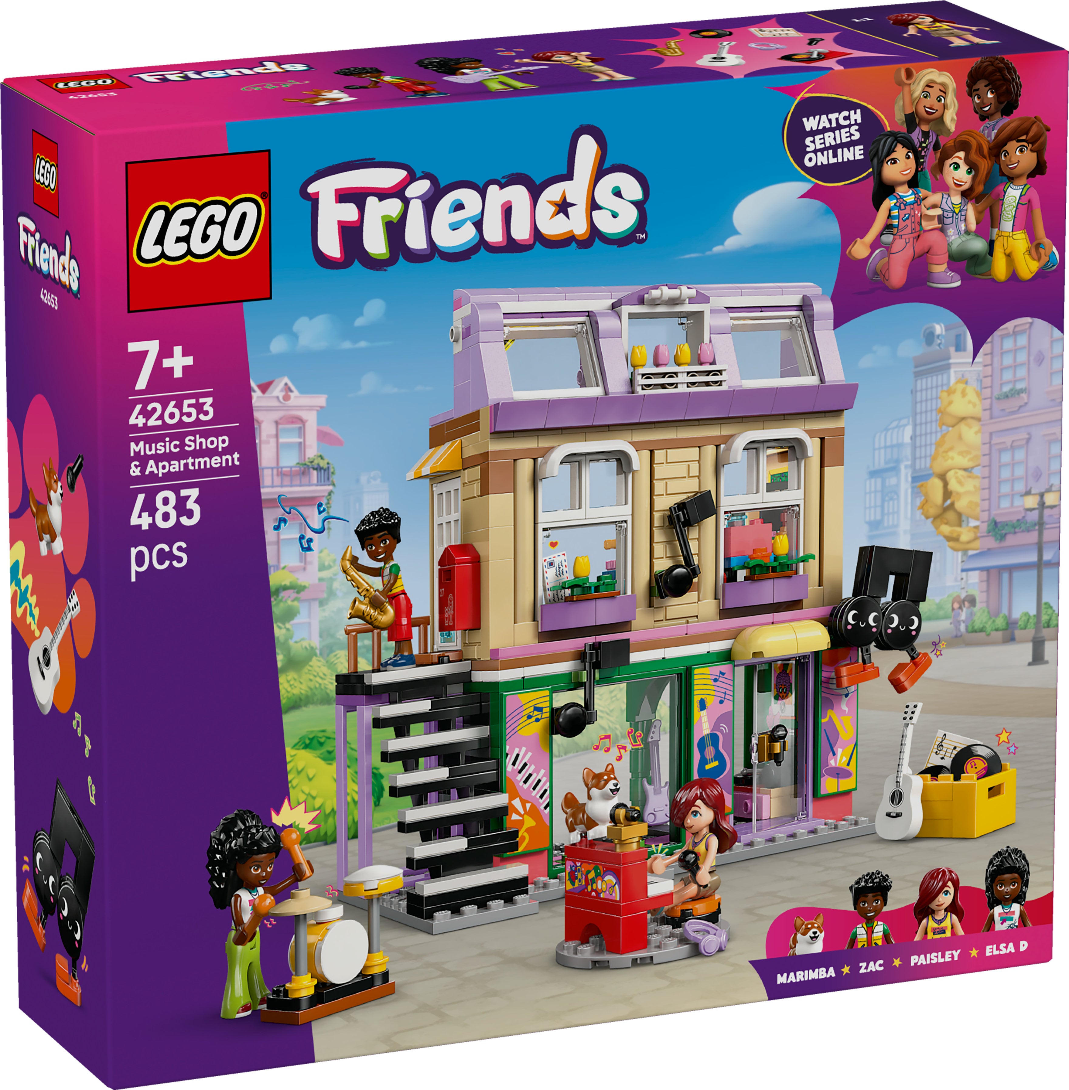 LEGO® 42653 Friends Musikladen & Wohnung