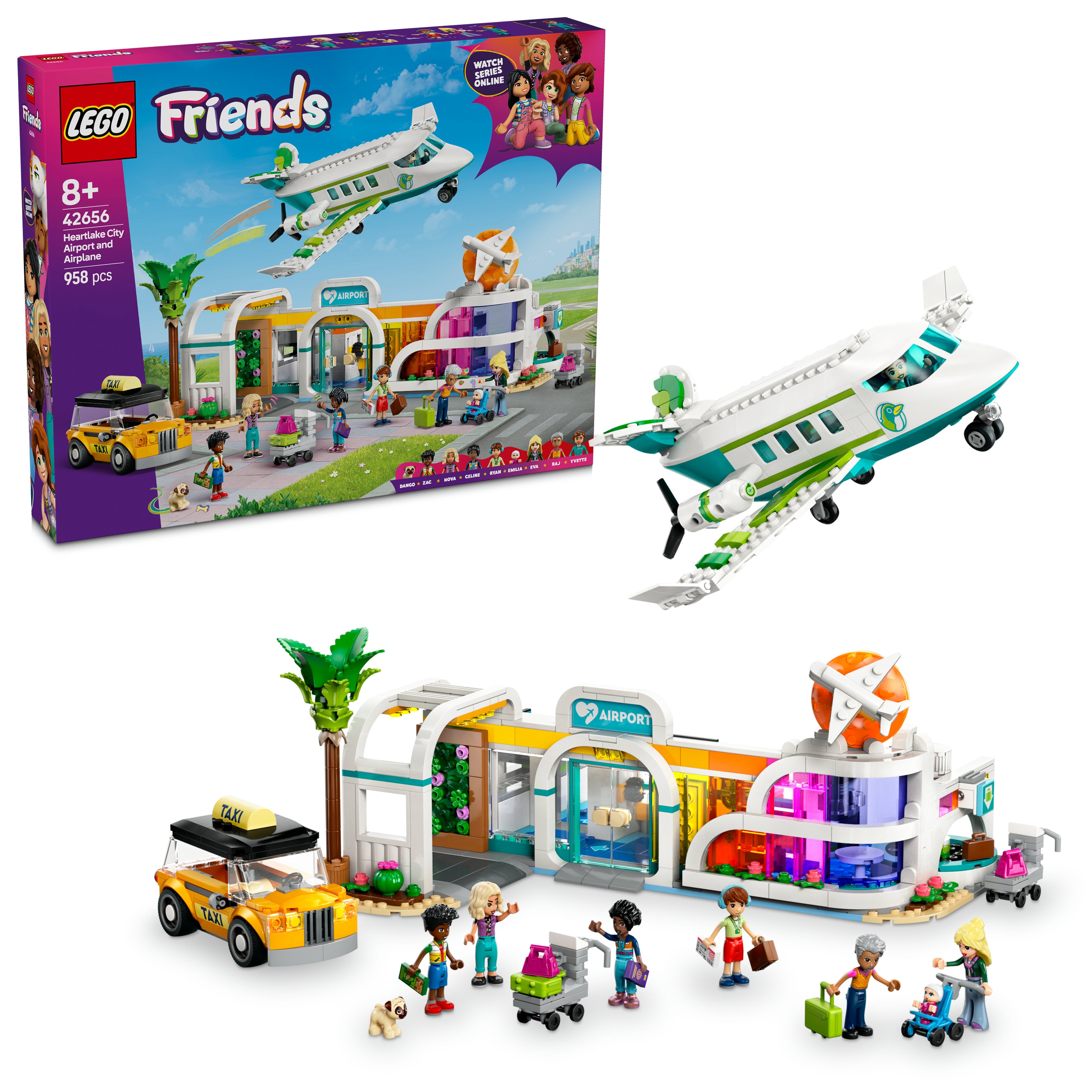 LEGO® 42656 Friends Heartlake City Flughafen mit Flugzeug