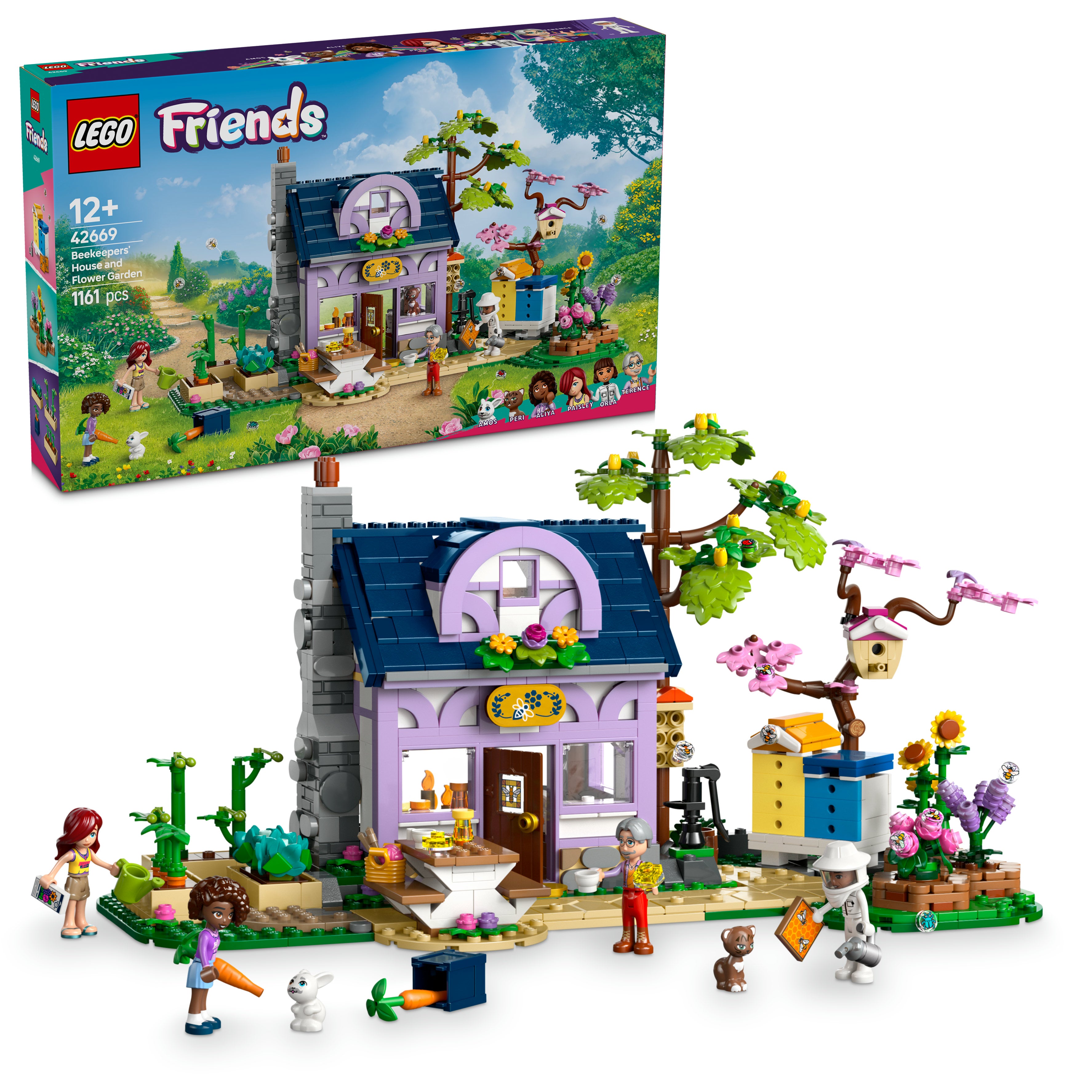 LEGO® 42669 Friends Haus und Blumengarten der Imker