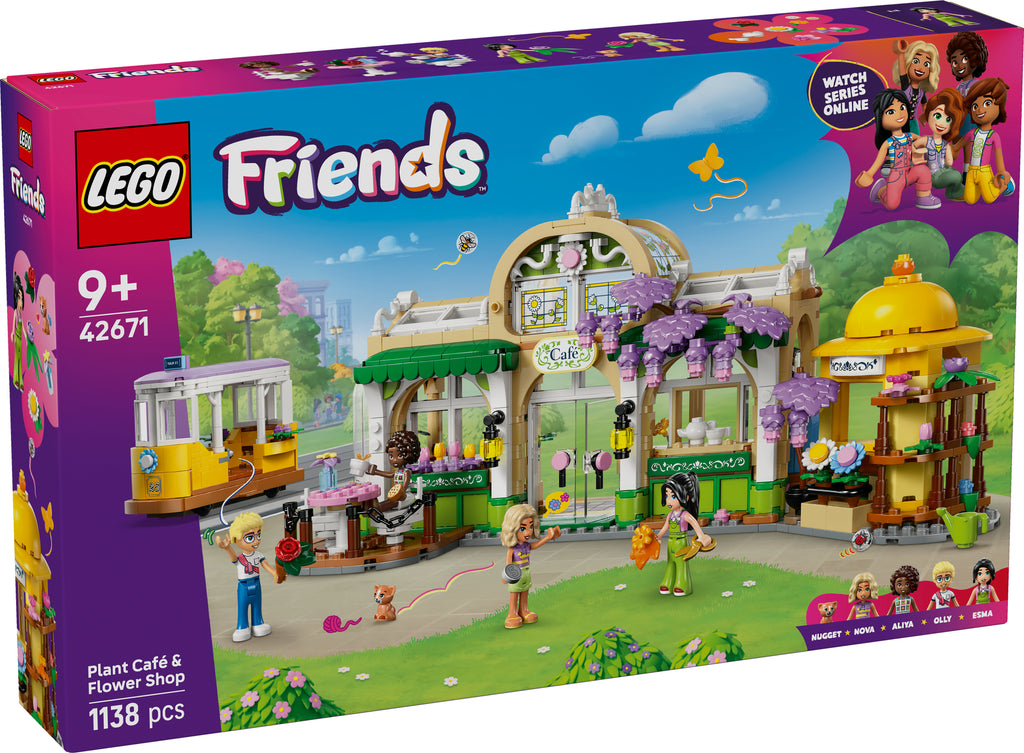 LEGO® 42671 Friends Pflanzencafé und Blumenkiosk