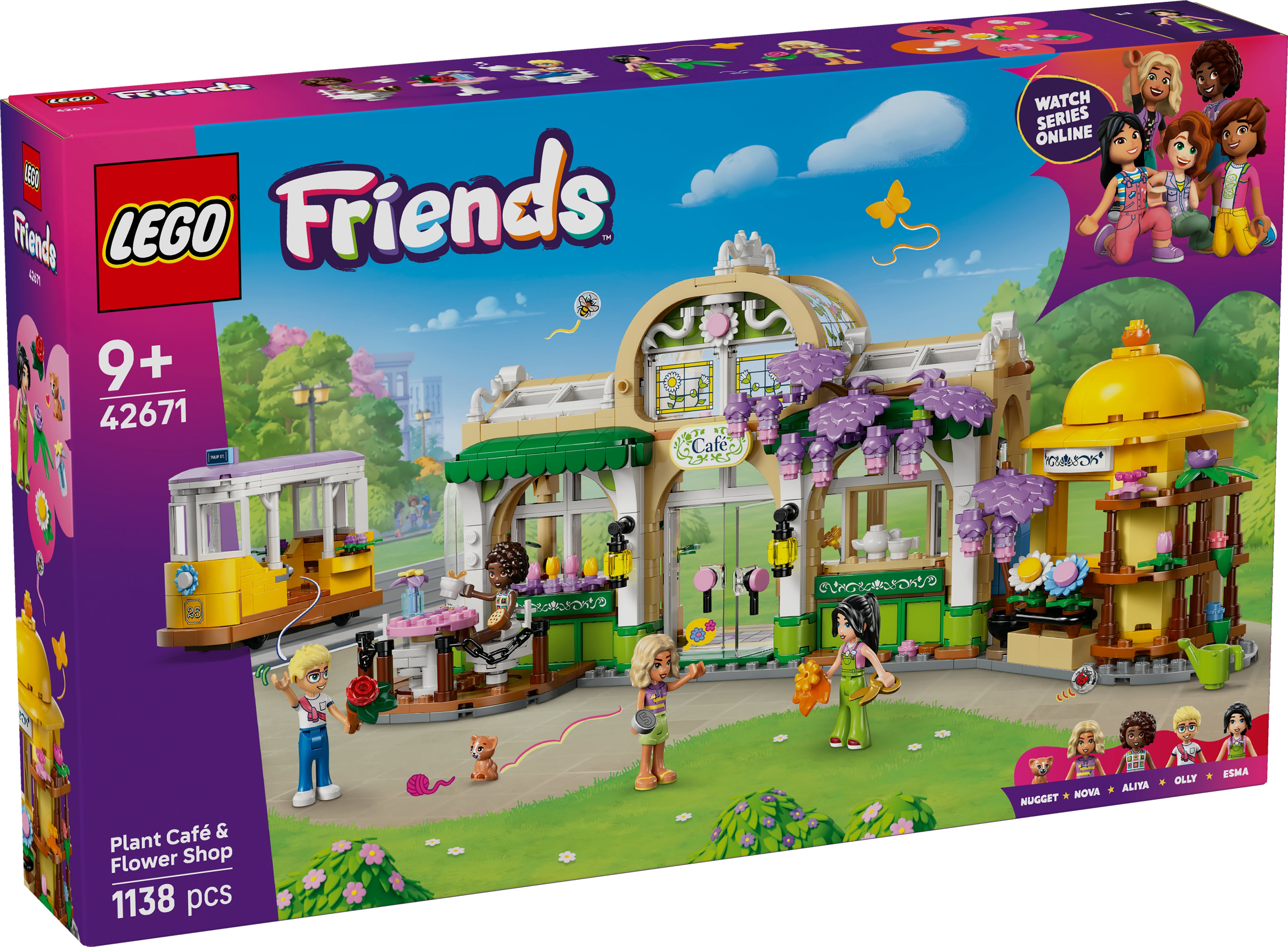 LEGO® 42671 Friends Pflanzencafé und Blumenkiosk