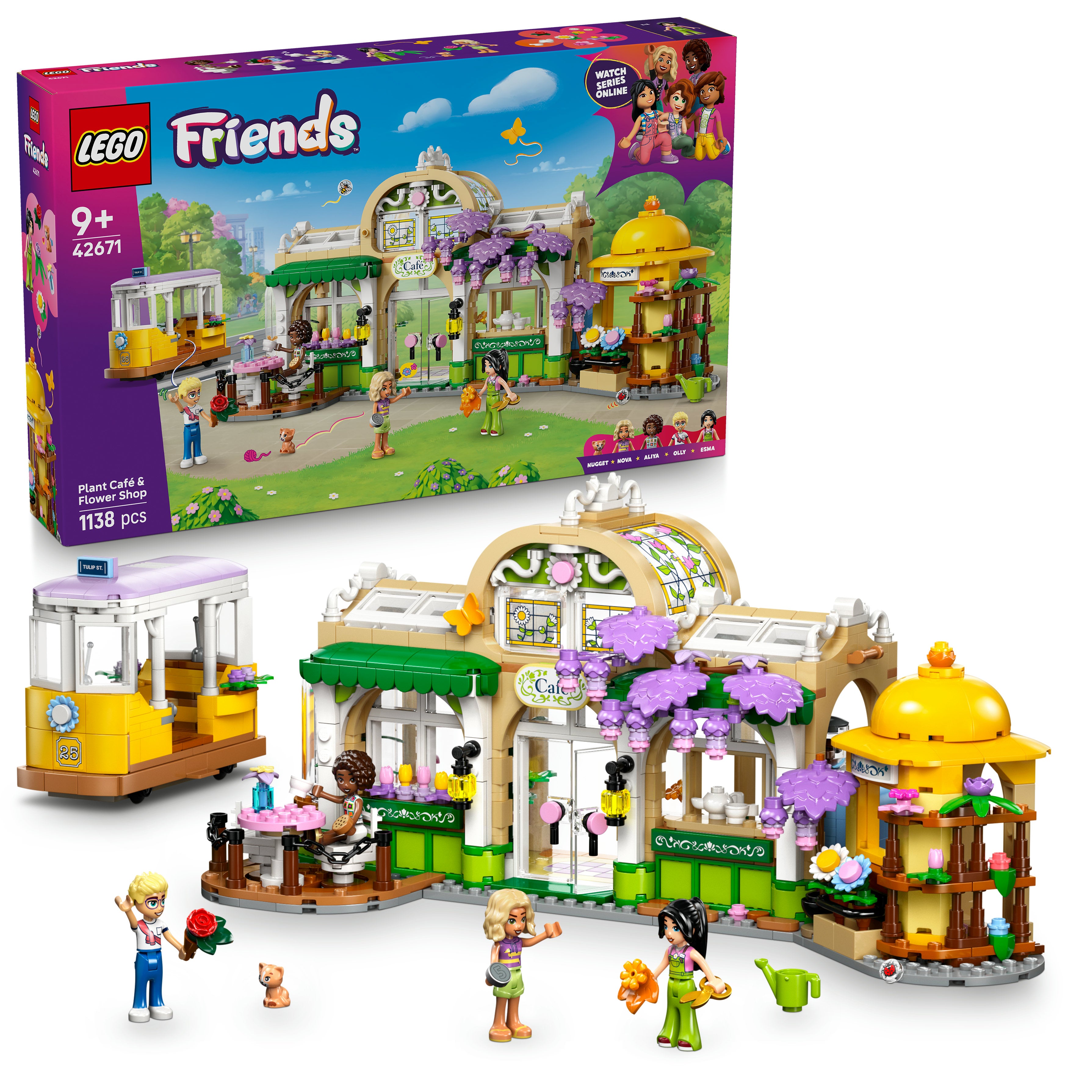 LEGO® 42671 Friends Pflanzencafé und Blumenkiosk