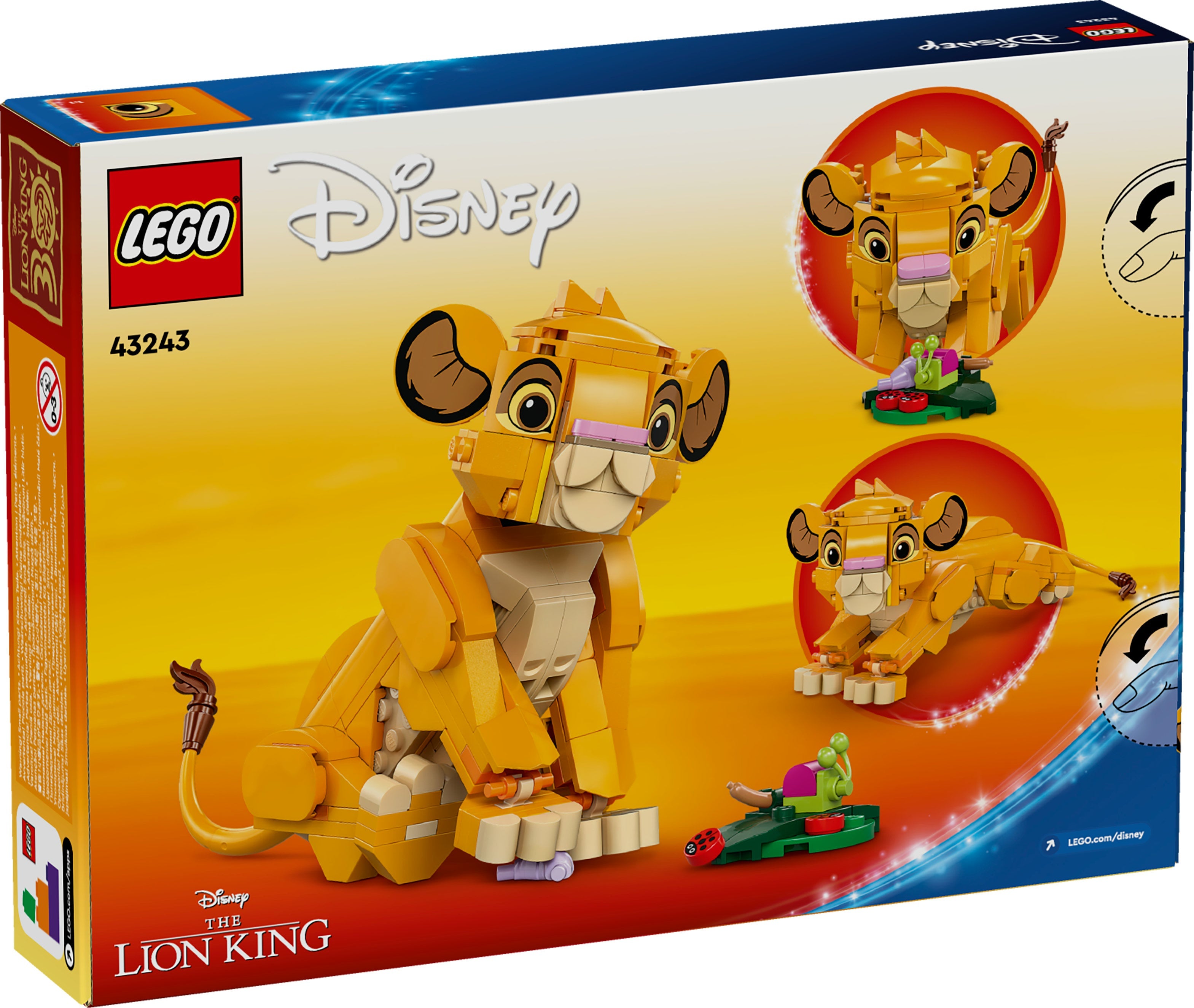 LEGO® 43243 ǀ Disney Simba, das Löwenjunge des Königs
