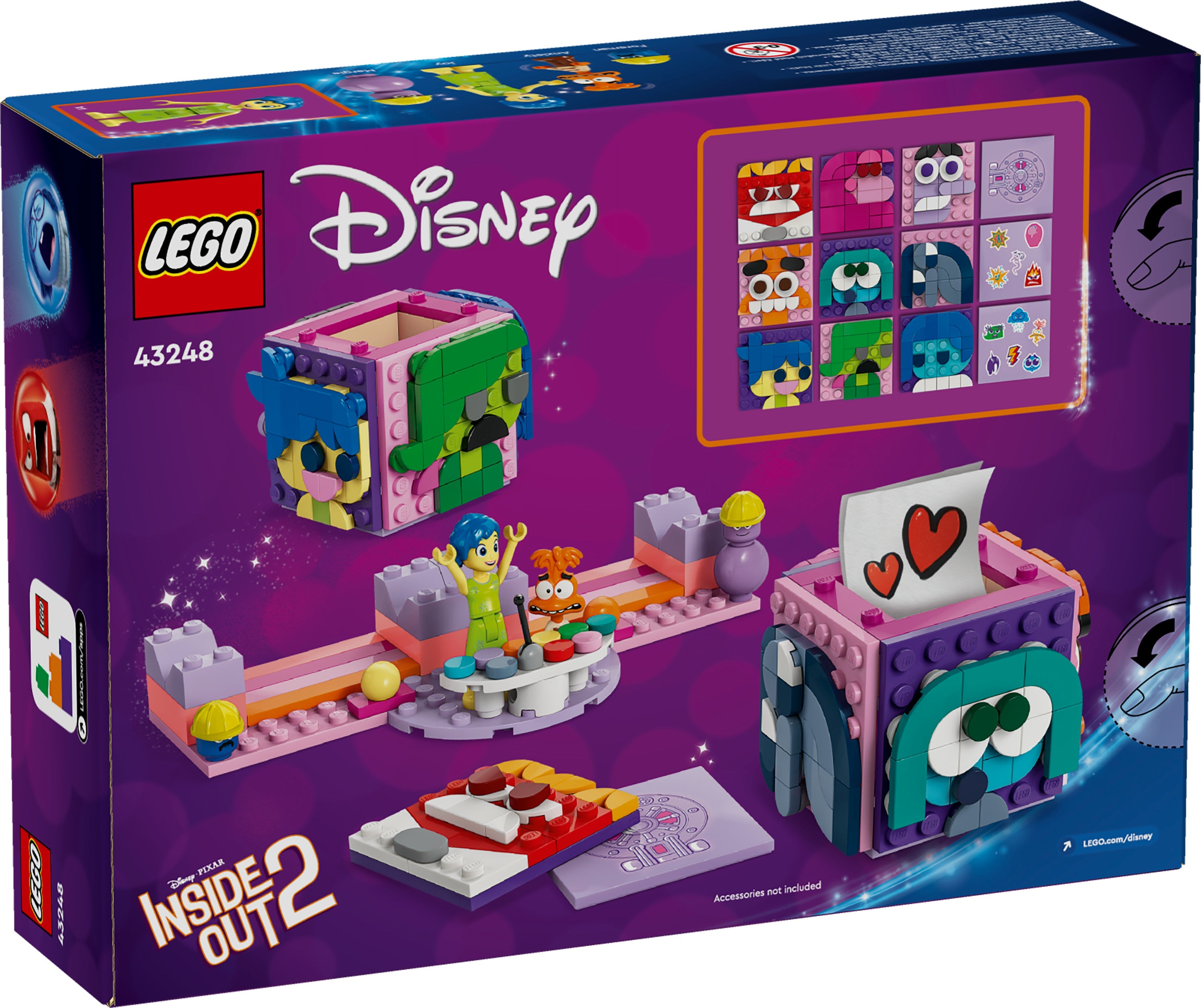 LEGO® 43248 ǀ Disney Alles steht Kopf 2 Stimmungswürfel von Pixar
