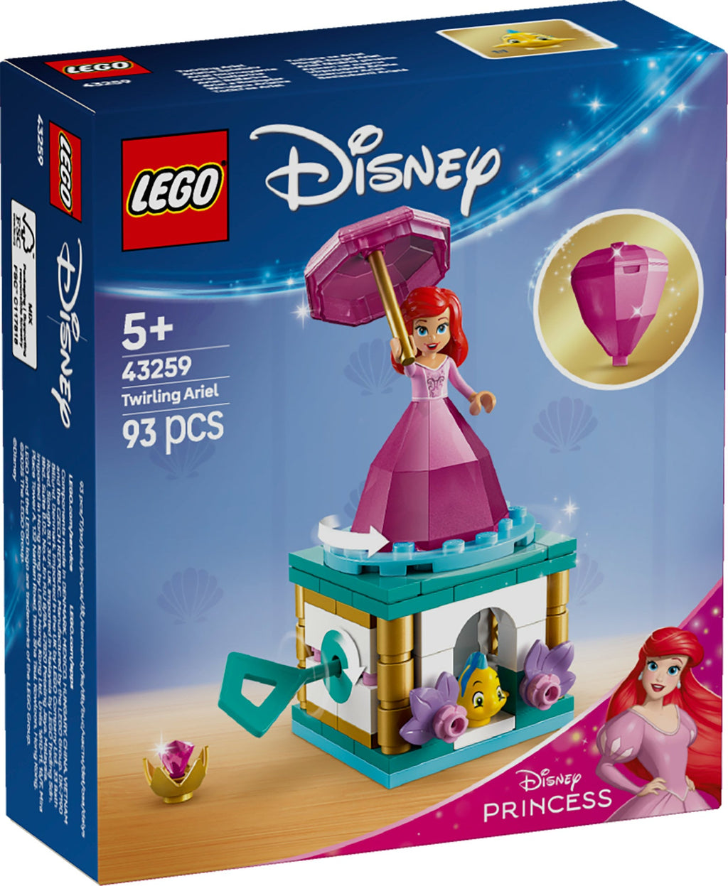 LEGO® 43259 ǀ Disney Princess Arielle Spieluhr