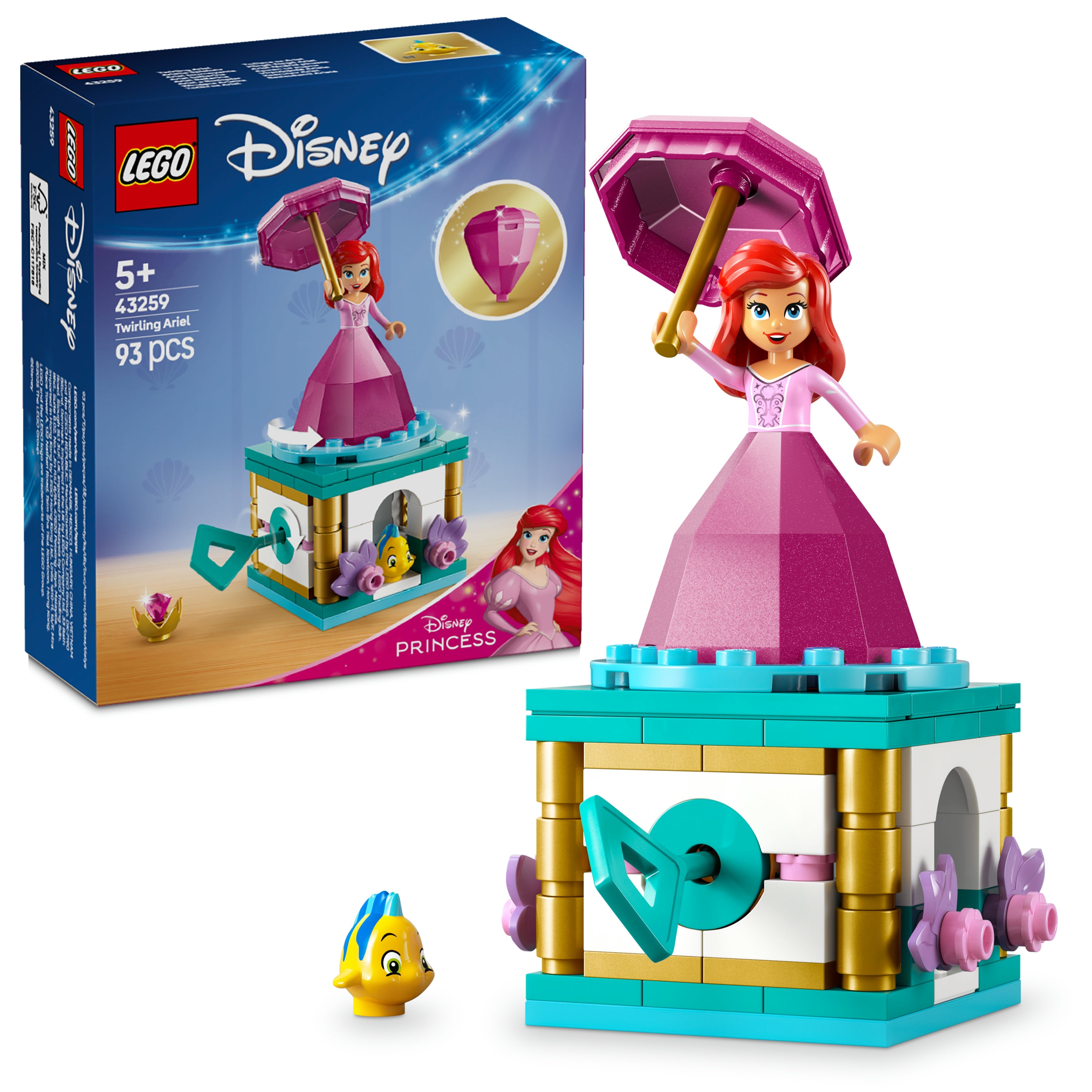 LEGO® 43259 ǀ Disney Princess Arielle Spieluhr
