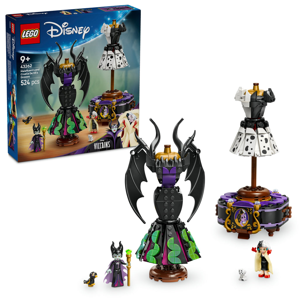 LEGO® 43262 ǀ Disney Bösewichte Die Kleider von Malefiz und Cruella De Vil