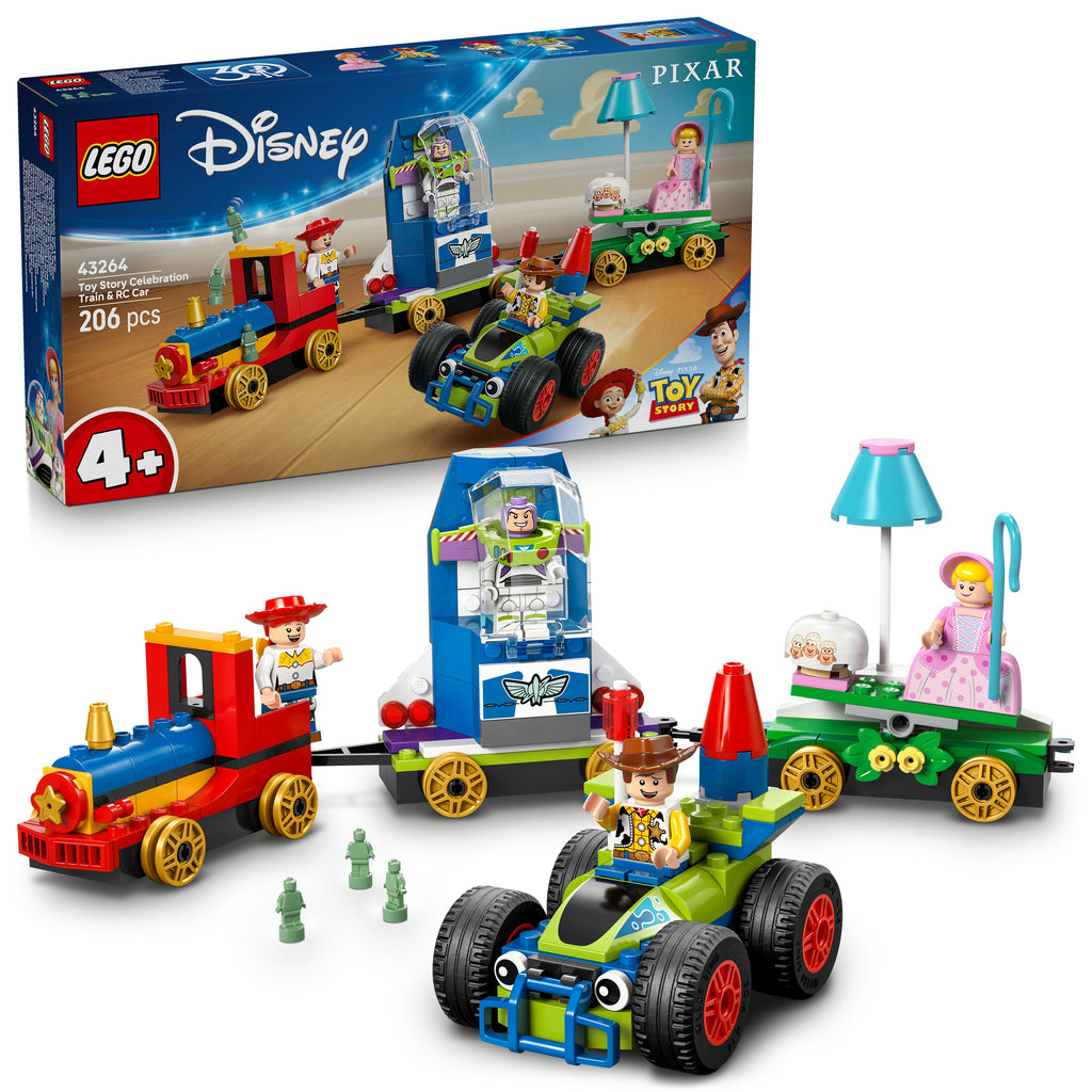 LEGO® 43264 ǀ Disney and Pixar’s Toy Story Partyzug und das Auto RC aus Toy Story