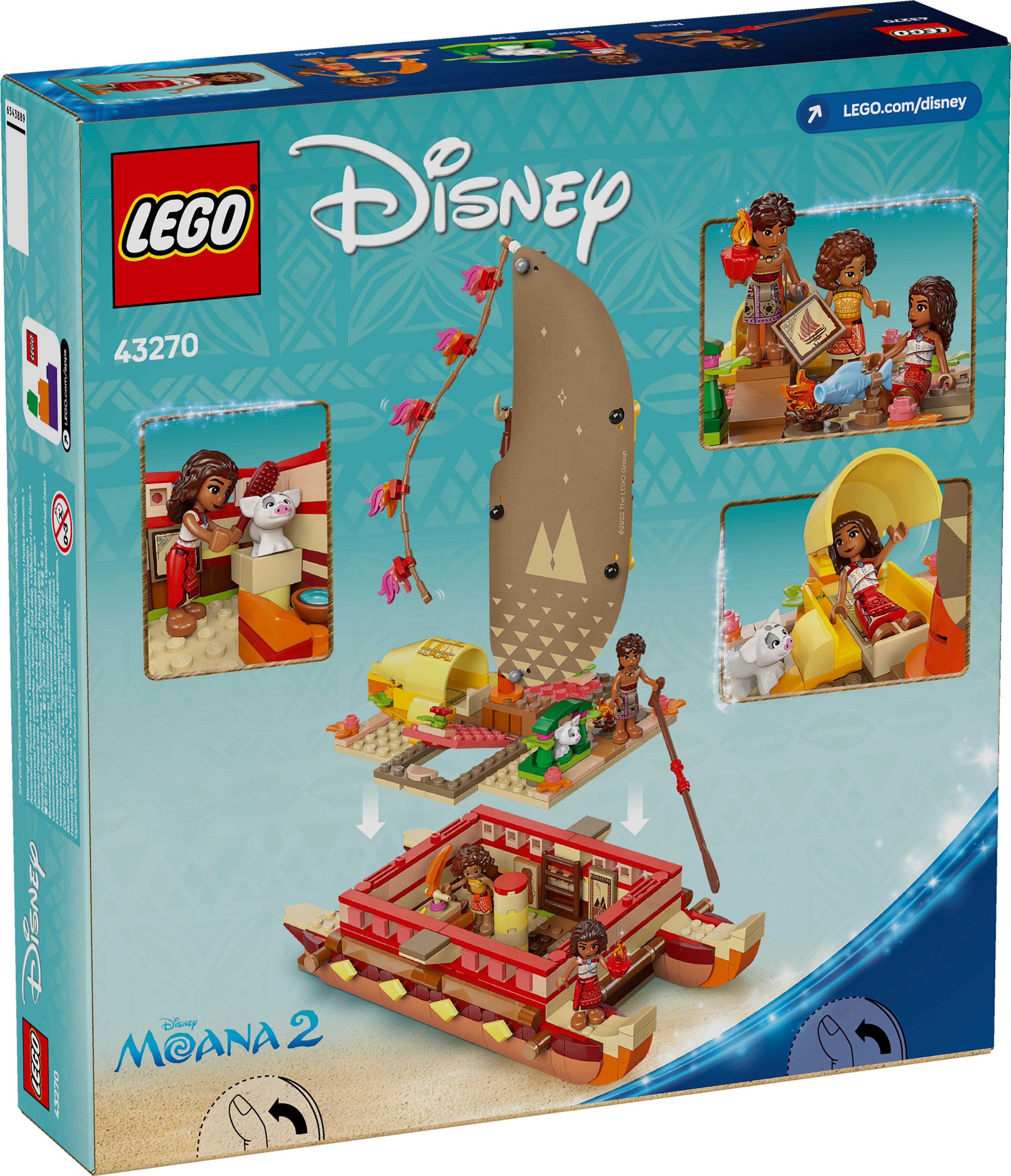 LEGO® 43270 ǀ Disney Vaianas Abenteuerfloß