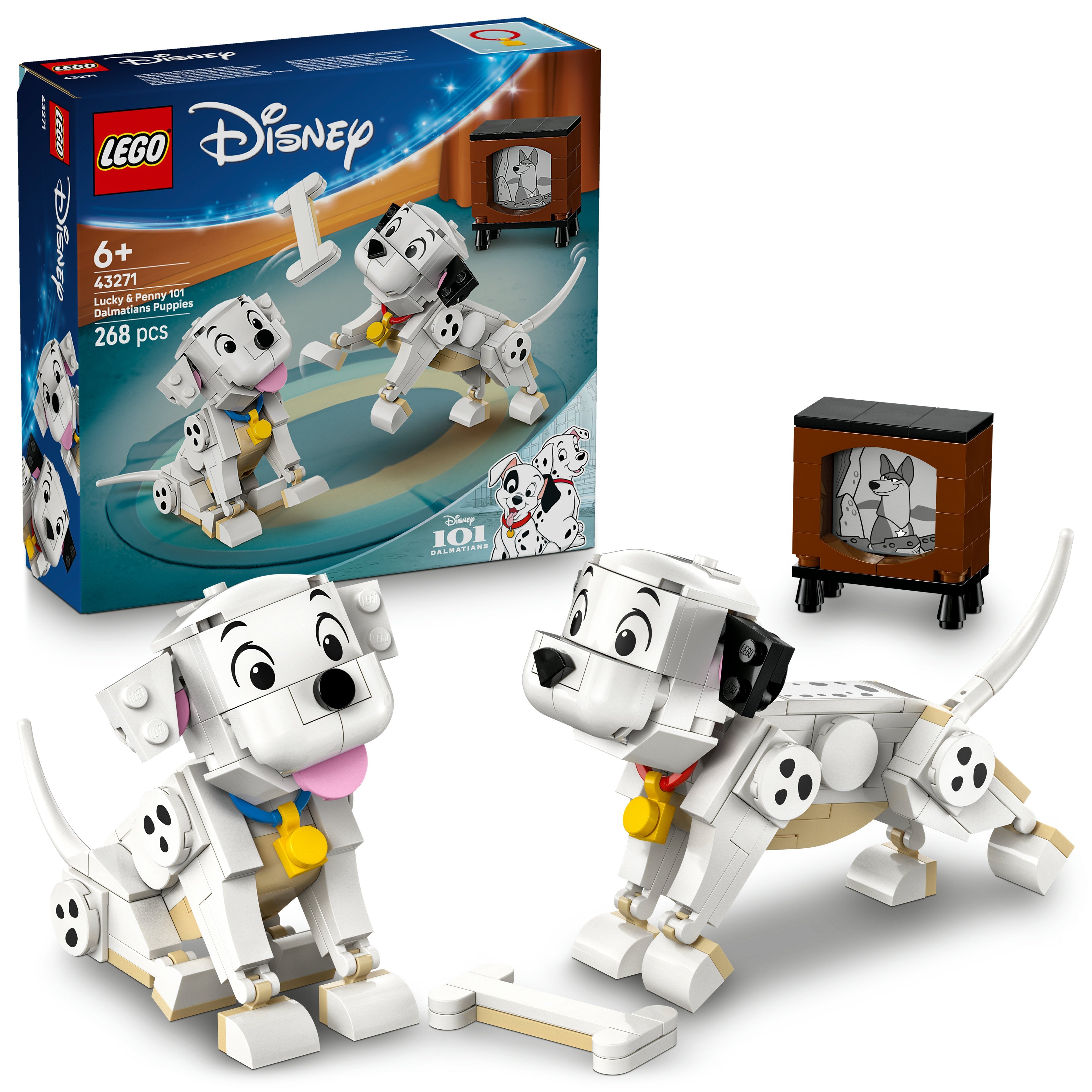 LEGO® 43271 ǀ Disney Die Welpen Lucky und Penny aus 101 Dalmatiner