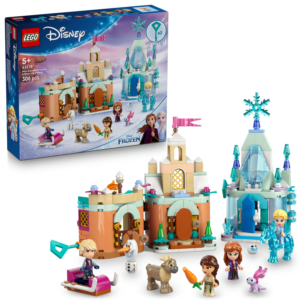 LEGO® 43278 ǀ Disney Frozen Schloss Arendelle und Elsas Eispalast