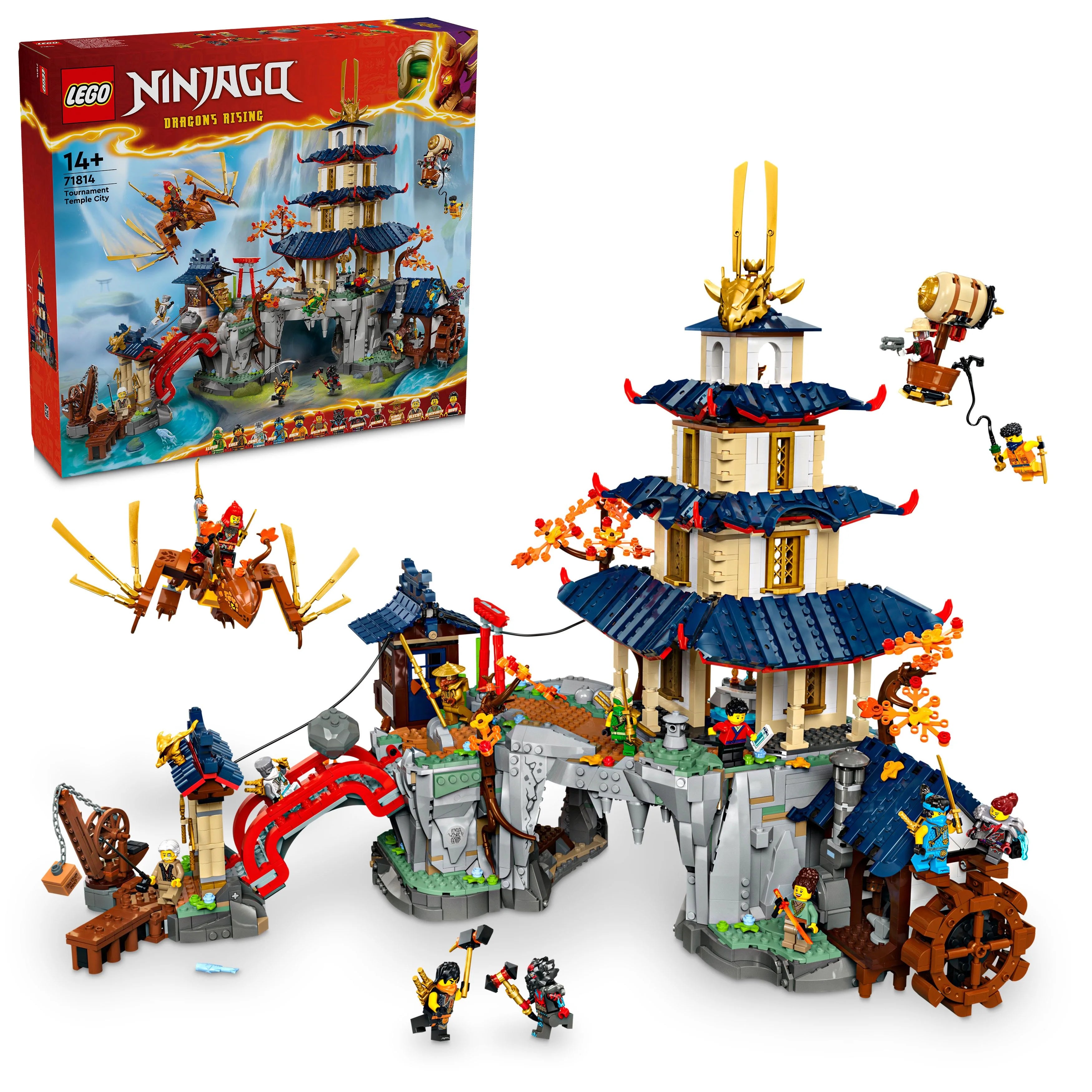 LEGO® 71814 NINJAGO® Turnier-Tempelstadt