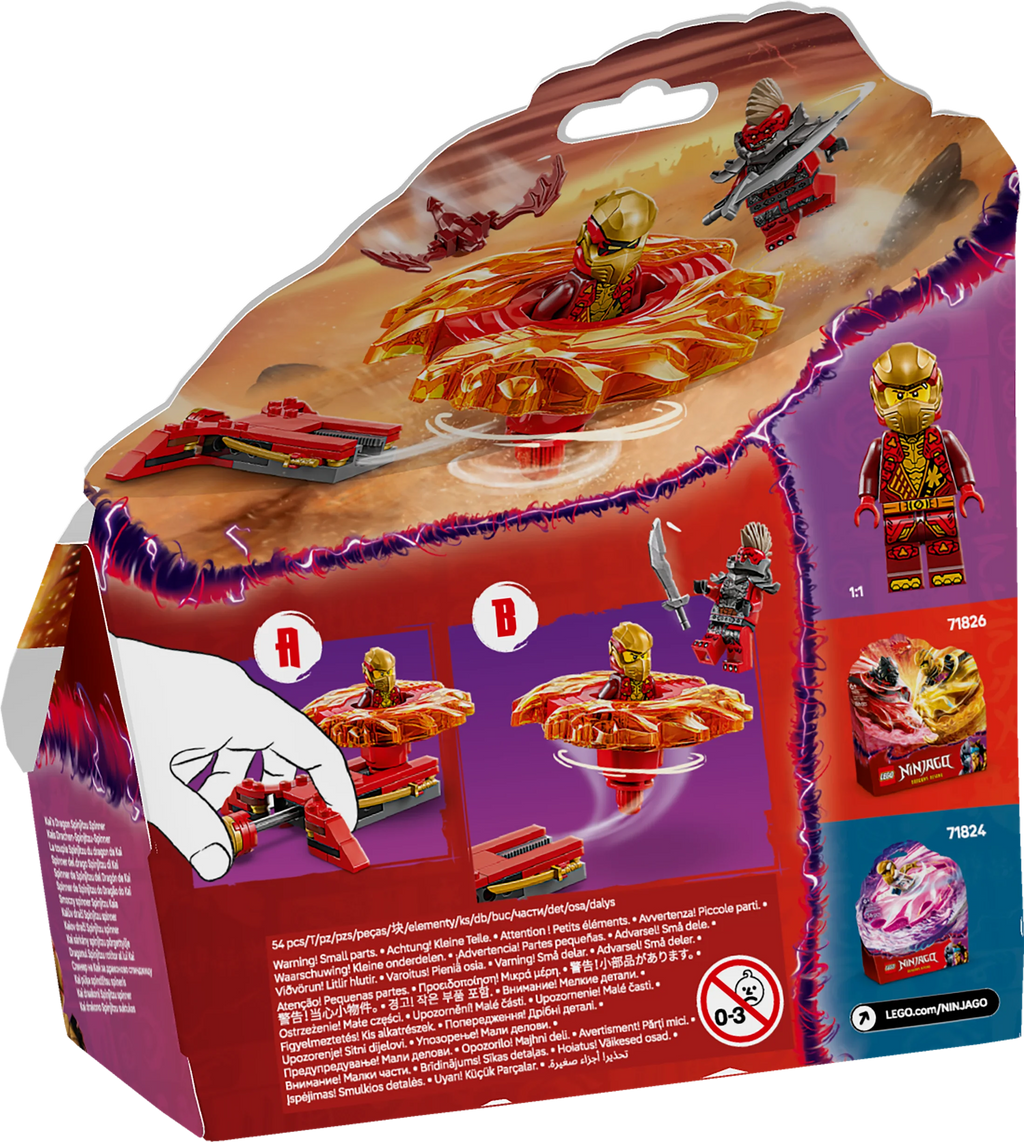 LEGO® 71823 NINJAGO® Kais Drachen-Spinjitzu-Spinner