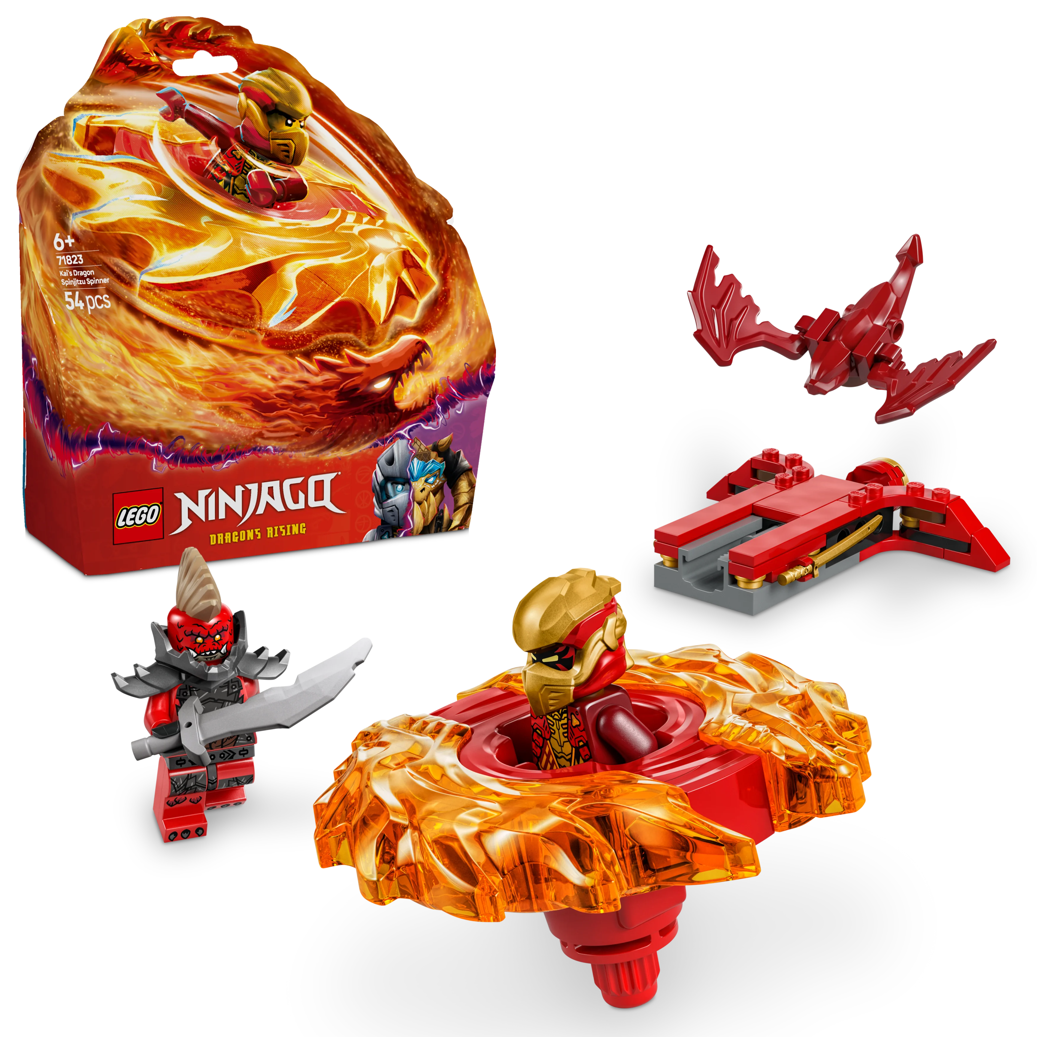 LEGO® 71823 NINJAGO® Kais Drachen-Spinjitzu-Spinner