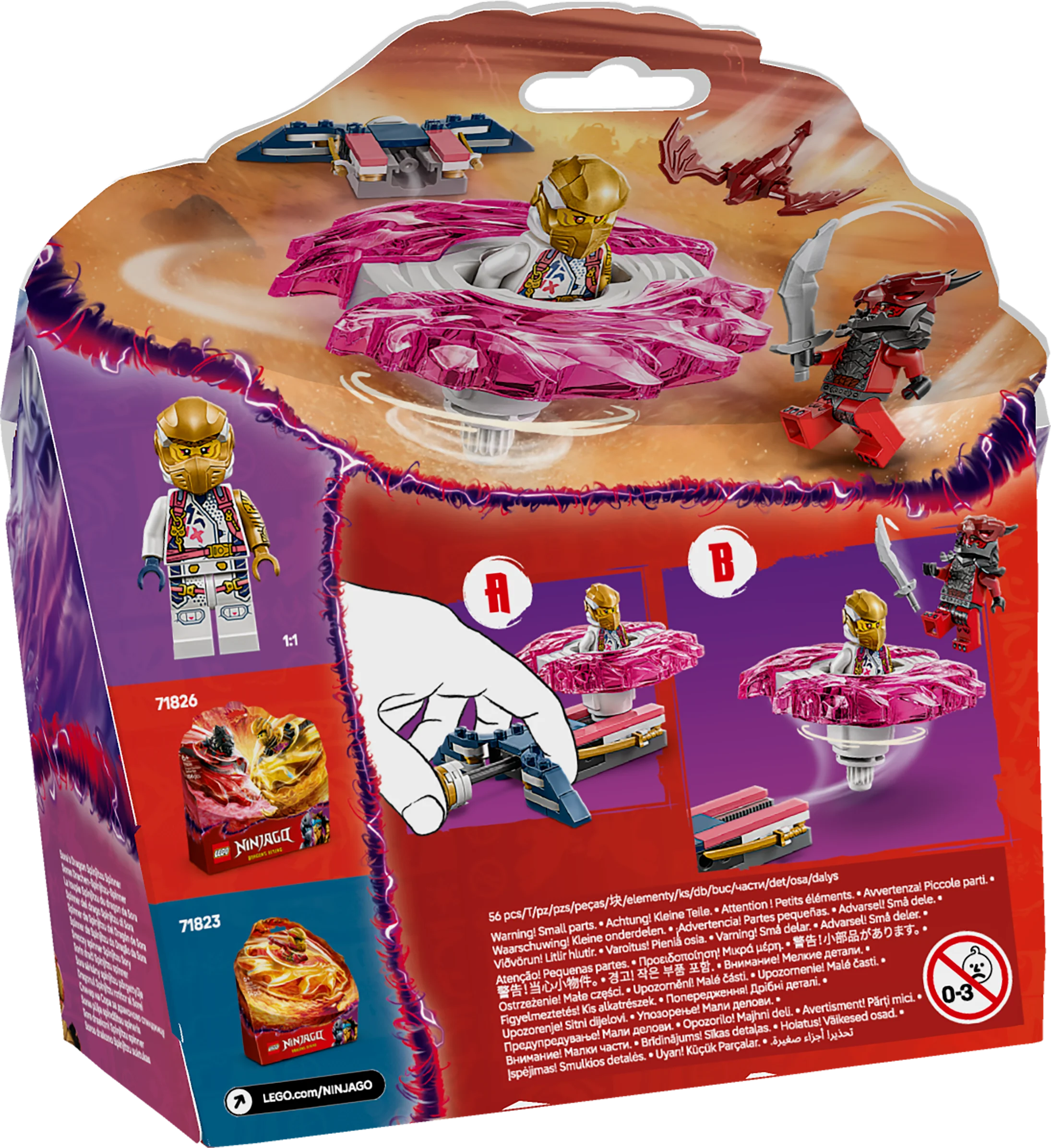 LEGO® 71824 NINJAGO® Soras Drachen-Spinjitzu-Spinner