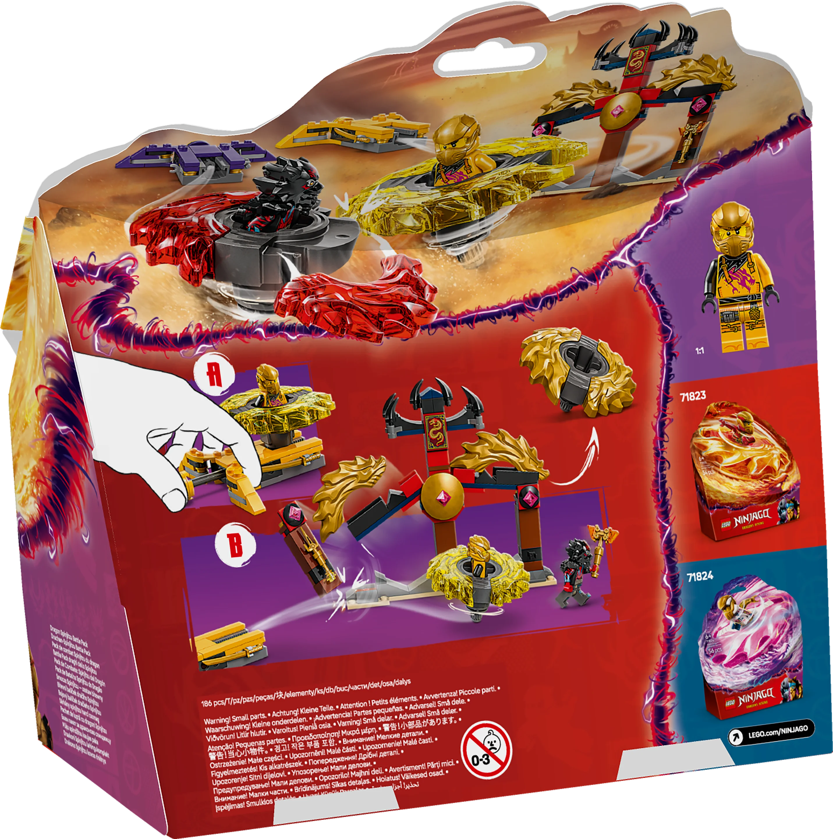 LEGO® 71826 NINJAGO® Drachen-Spinjitzu Battle Pack