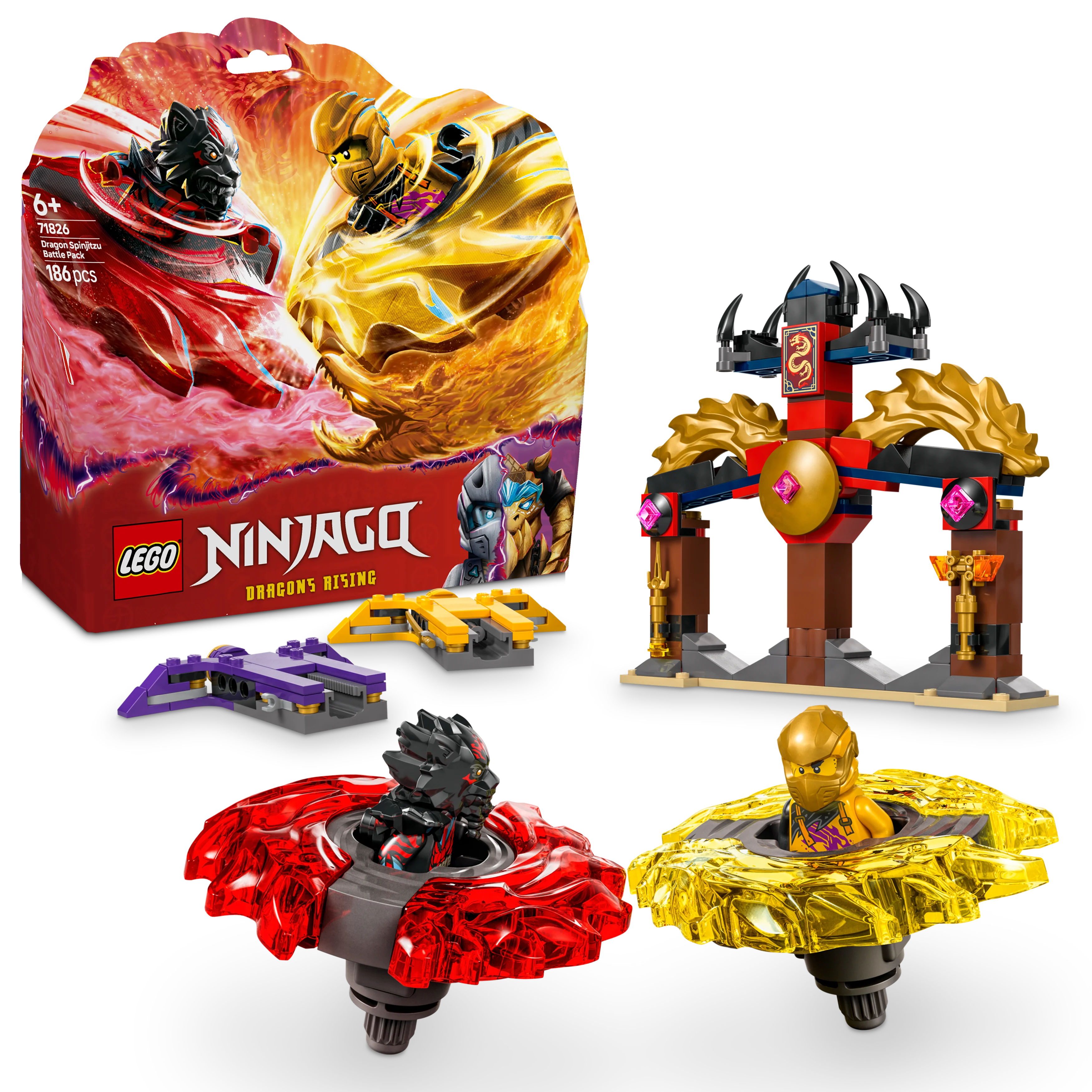 LEGO® 71826 NINJAGO® Drachen-Spinjitzu Battle Pack