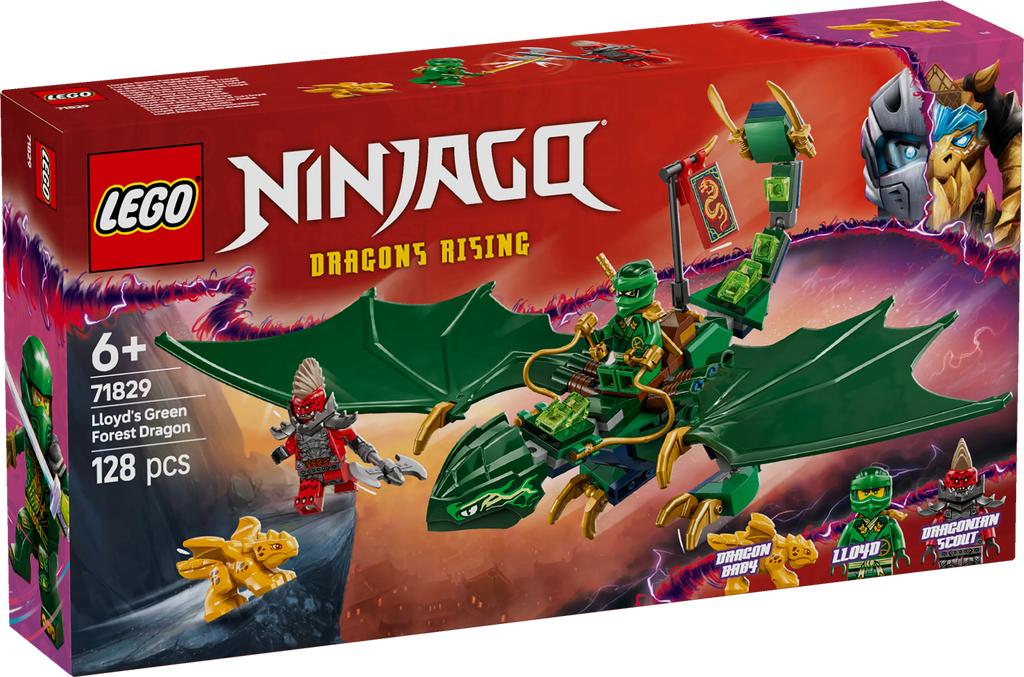 LEGO® 71829 NINJAGO® Lloyds grüner Walddrache
