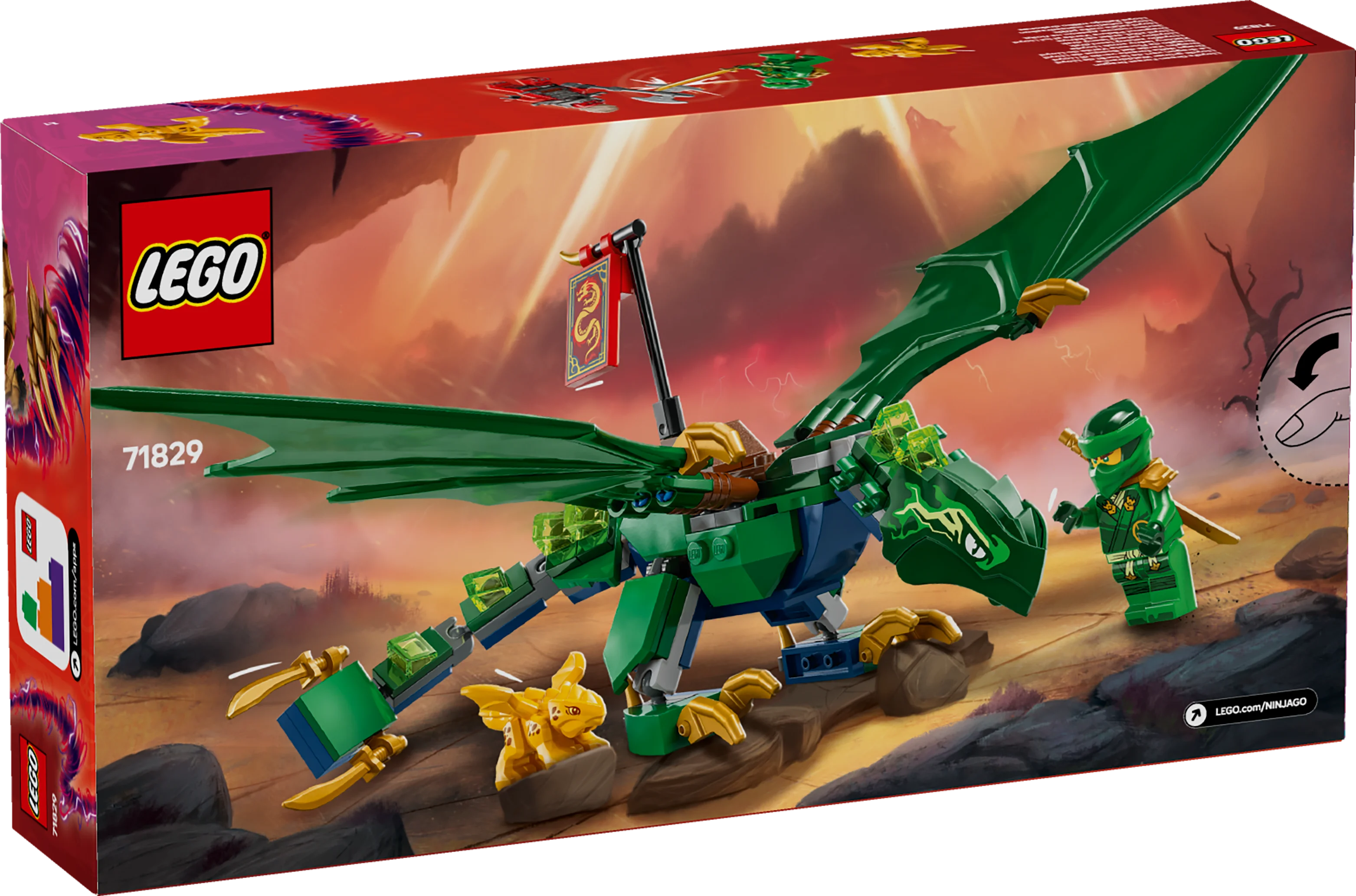 LEGO® 71829 NINJAGO® Lloyds grüner Walddrache