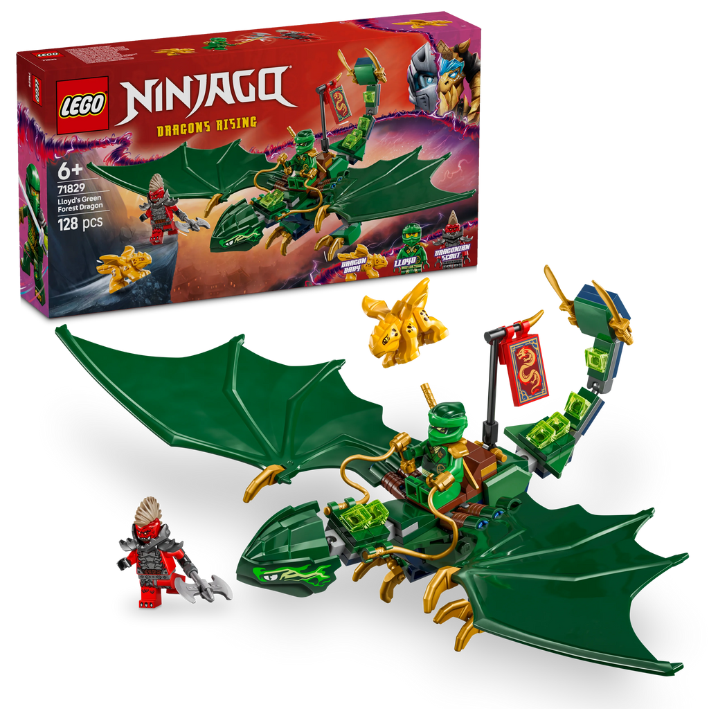LEGO® 71829 NINJAGO® Lloyds grüner Walddrache