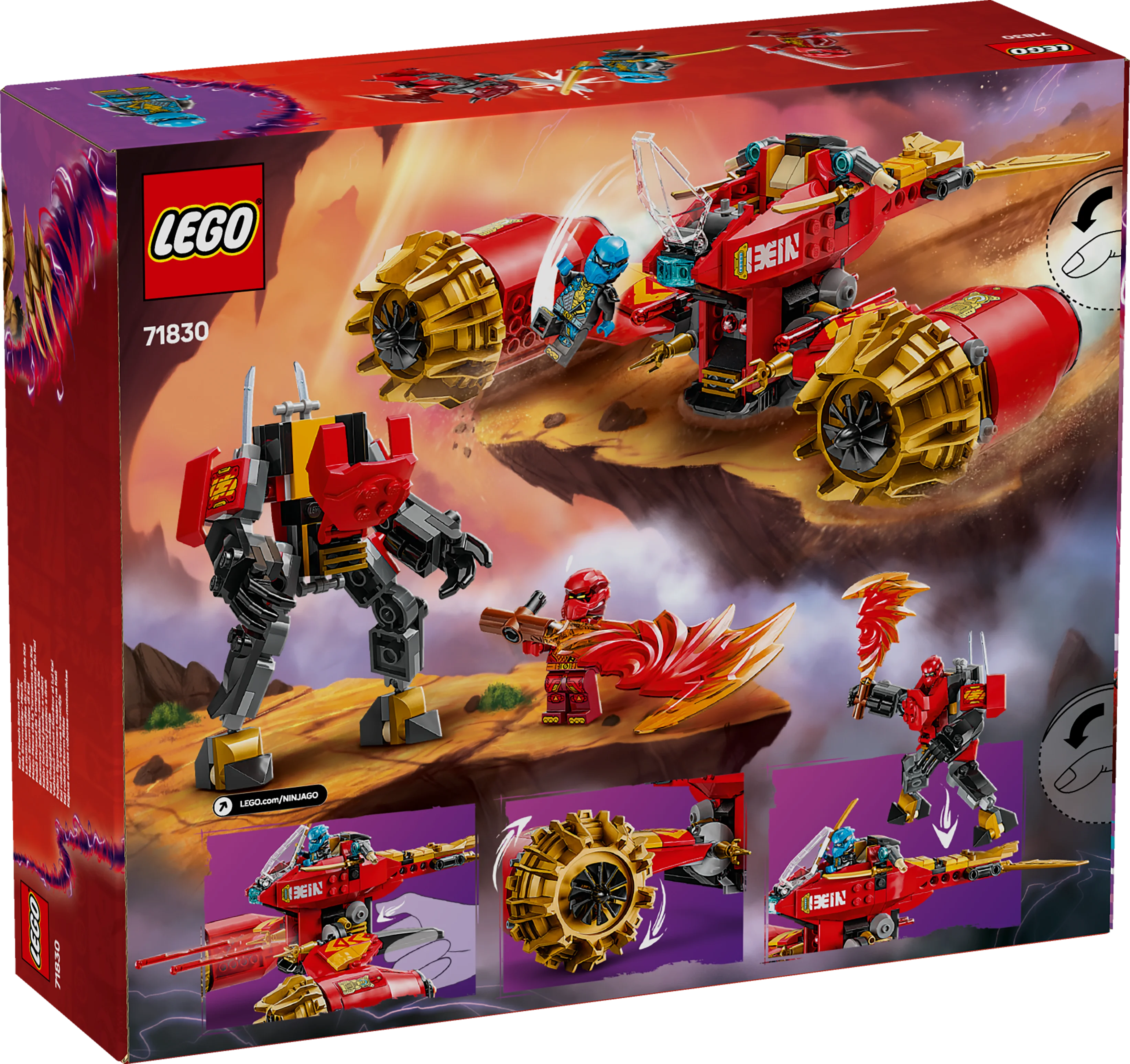 LEGO® 71830 NINJAGO® Kais Sturmreiter-Mech