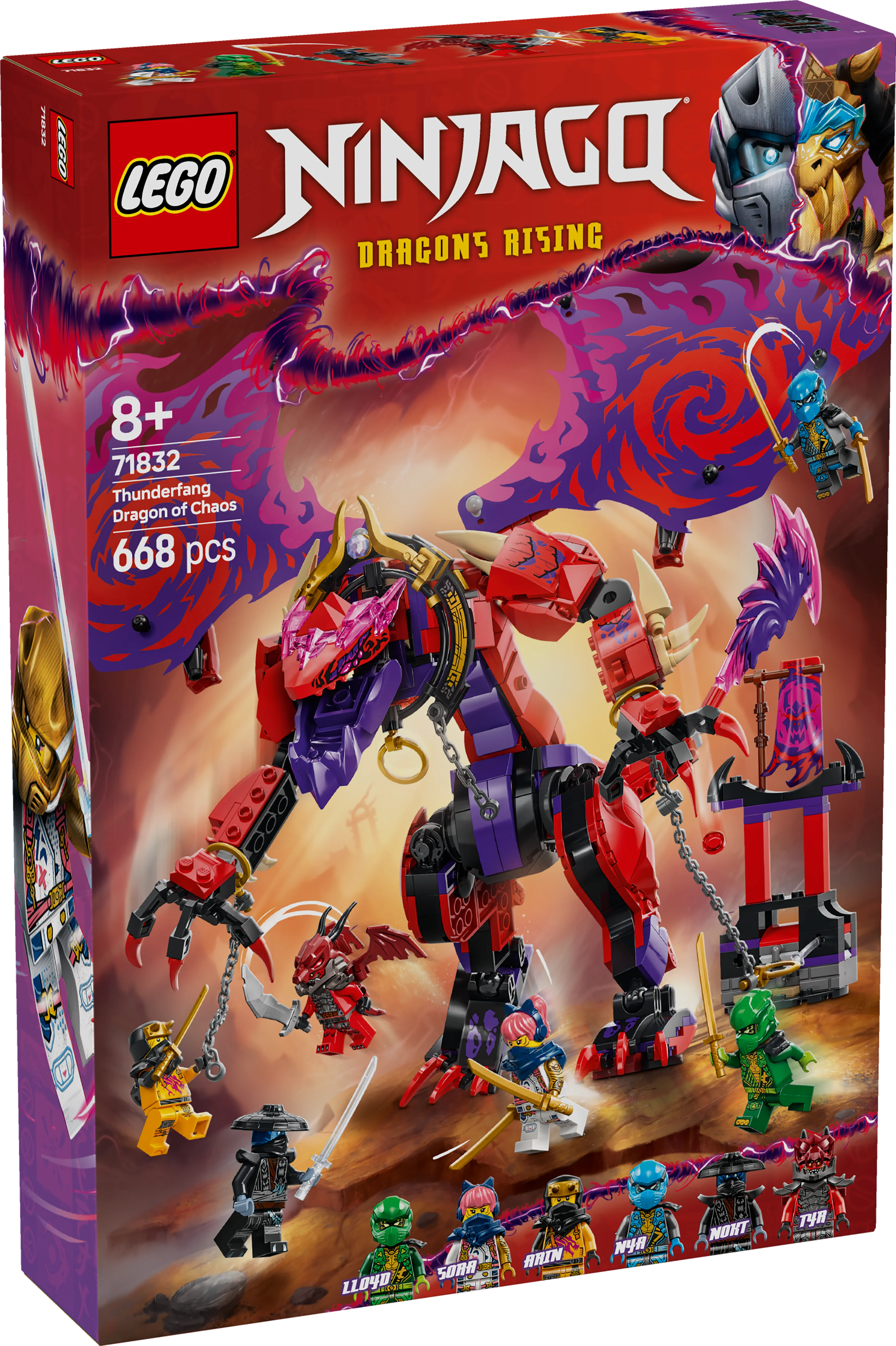 LEGO® 71832 NINJAGO® Chaosdrache Donnerzahn