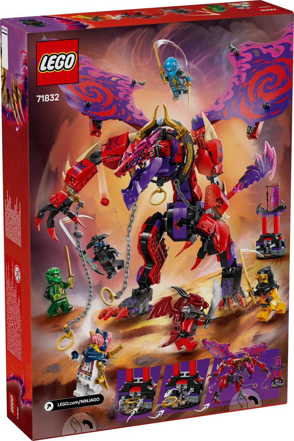 LEGO® 71832 NINJAGO® Chaosdrache Donnerzahn