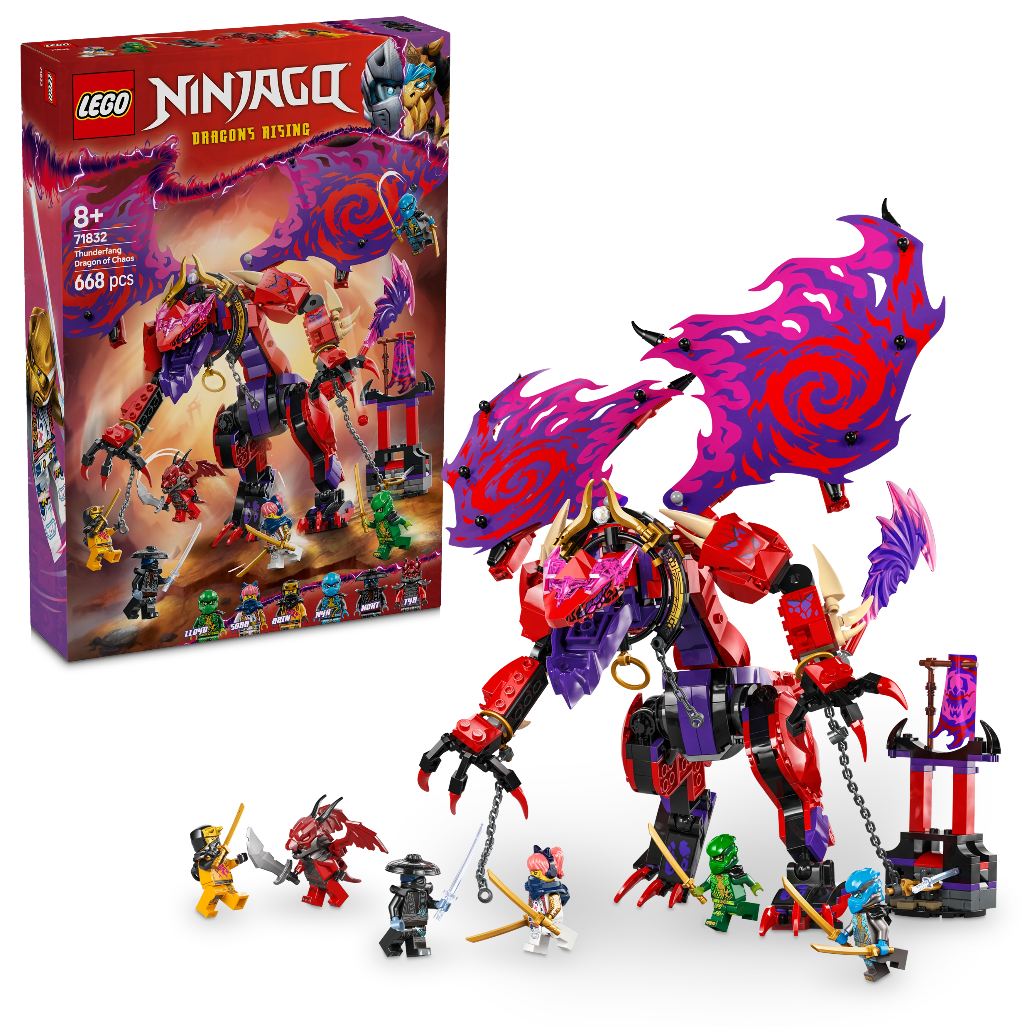 LEGO® 71832 NINJAGO® Chaosdrache Donnerzahn
