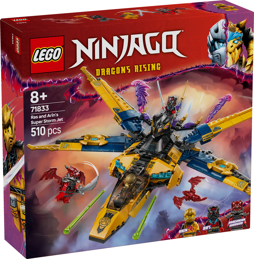 LEGO® 71833 NINJAGO® Ras und Arins Super-Sturmflieger
