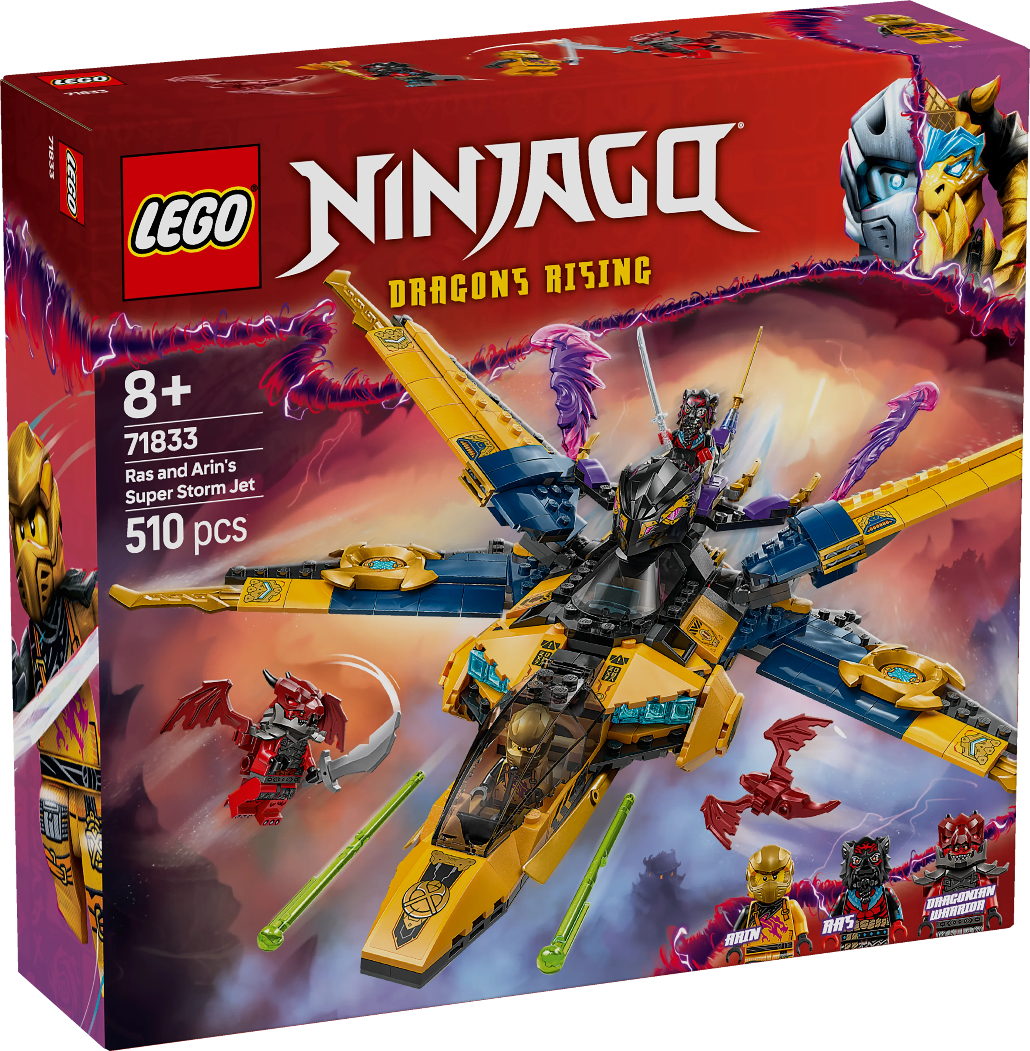 LEGO® 71833 NINJAGO® Ras und Arins Super-Sturmflieger