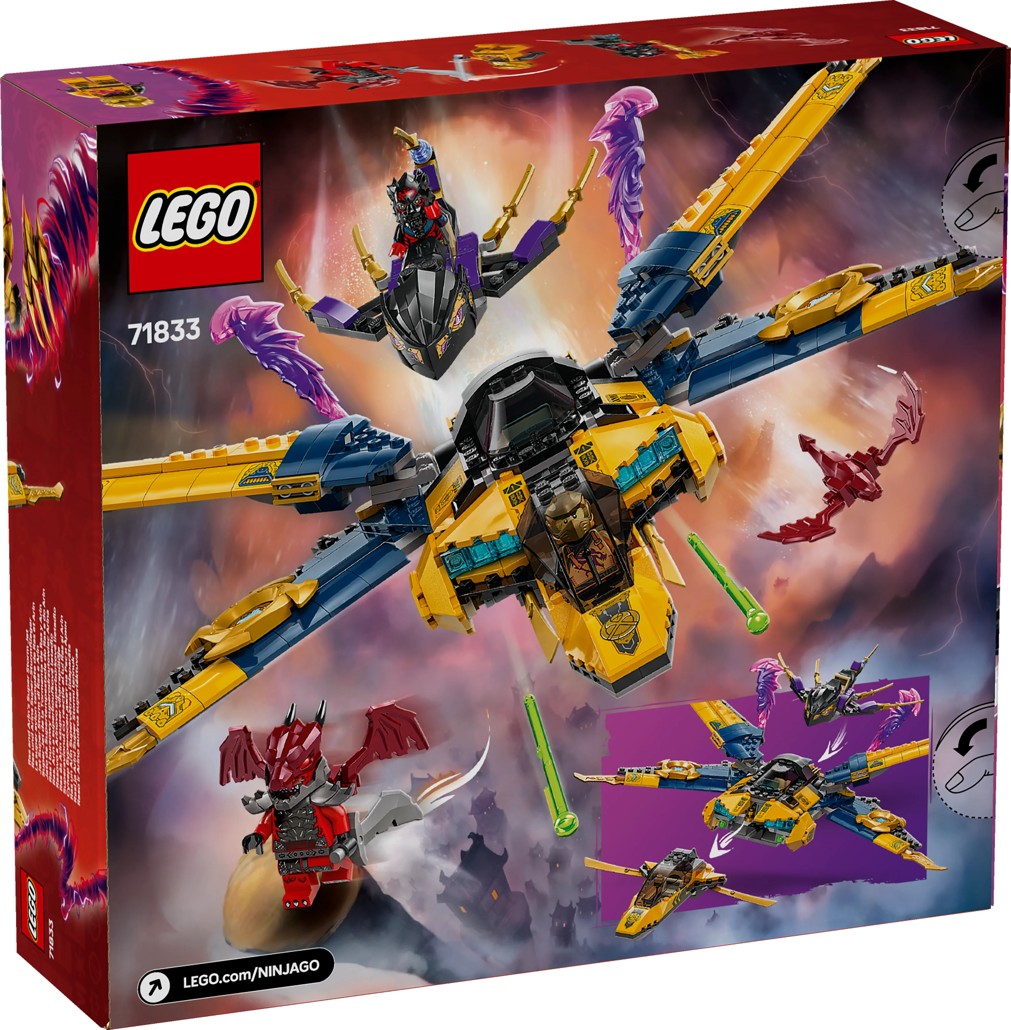 LEGO® 71833 NINJAGO® Ras und Arins Super-Sturmflieger