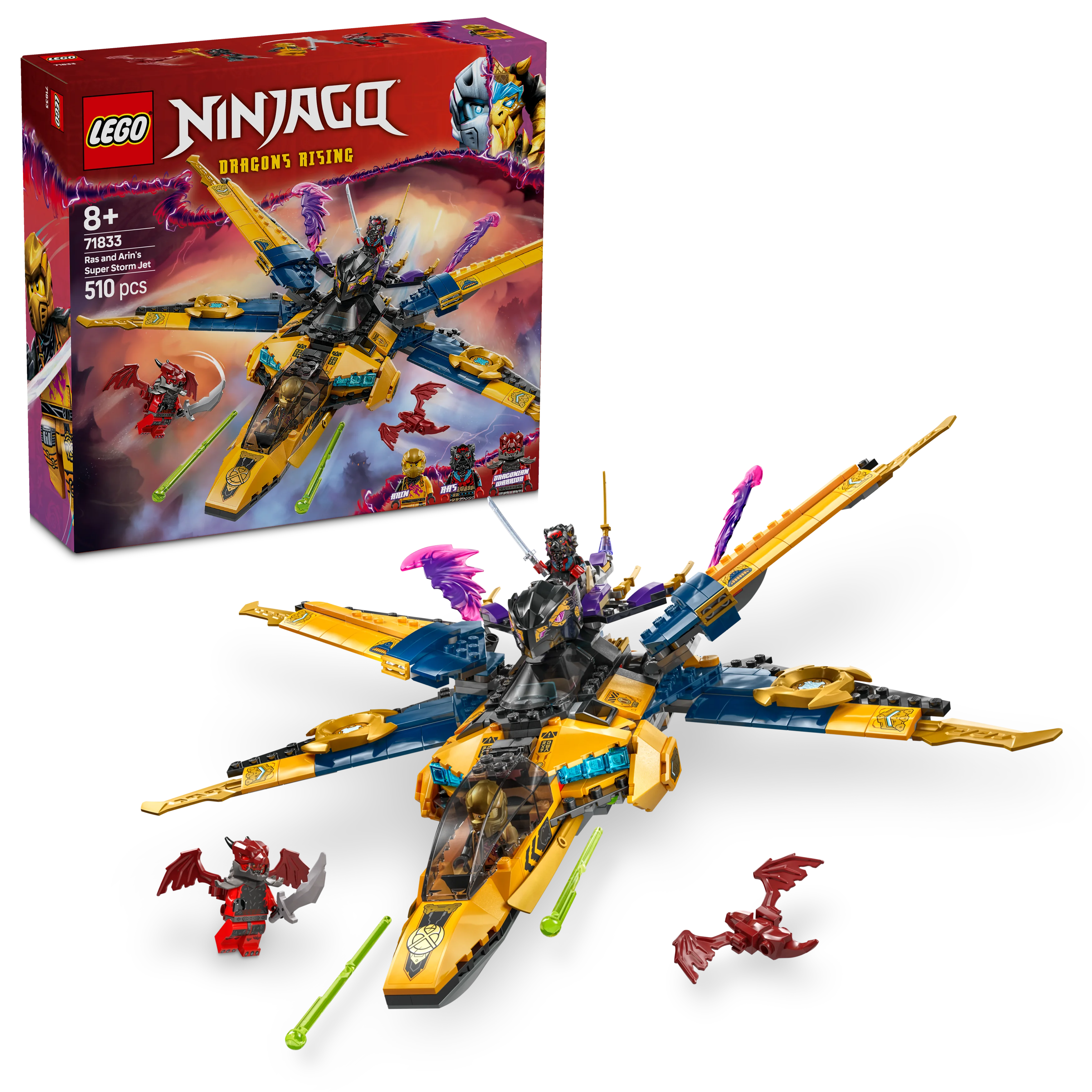 LEGO® 71833 NINJAGO® Ras und Arins Super-Sturmflieger