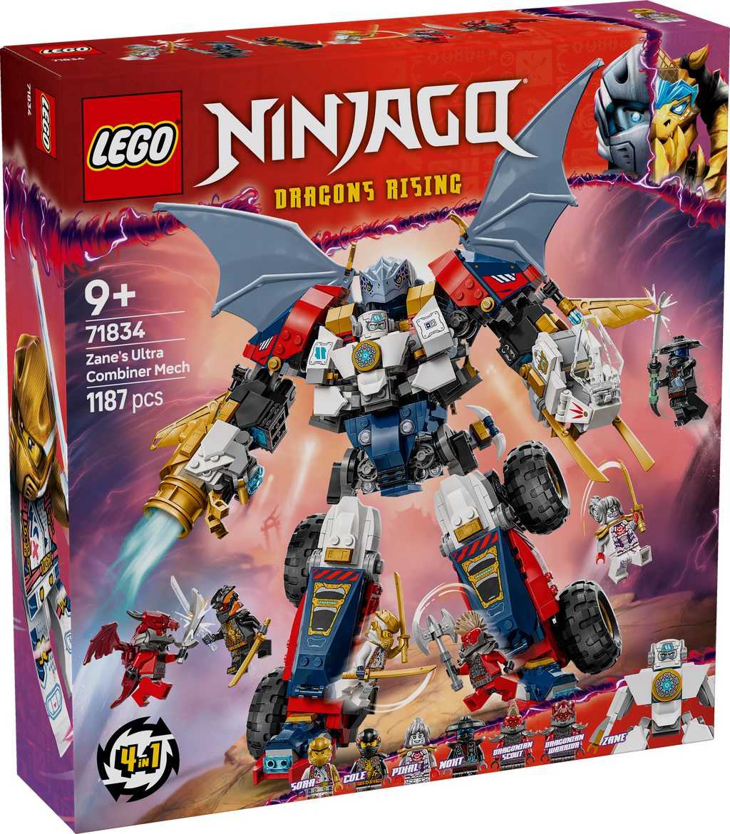 LEGO® 71834 NINJAGO® Zanes Ultra-Kombi-Mech