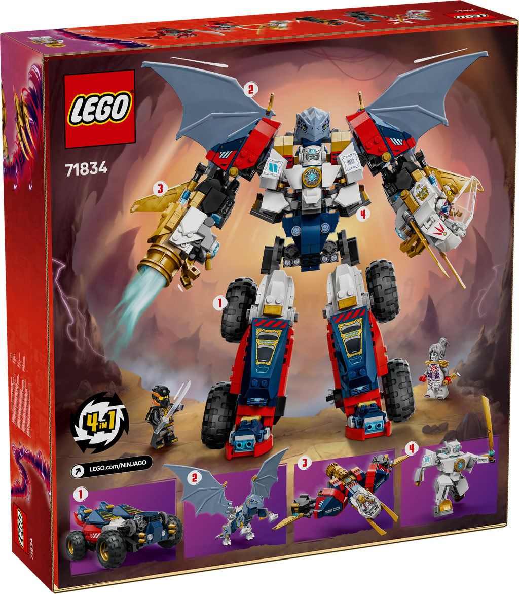 LEGO® 71834 NINJAGO® Zanes Ultra-Kombi-Mech