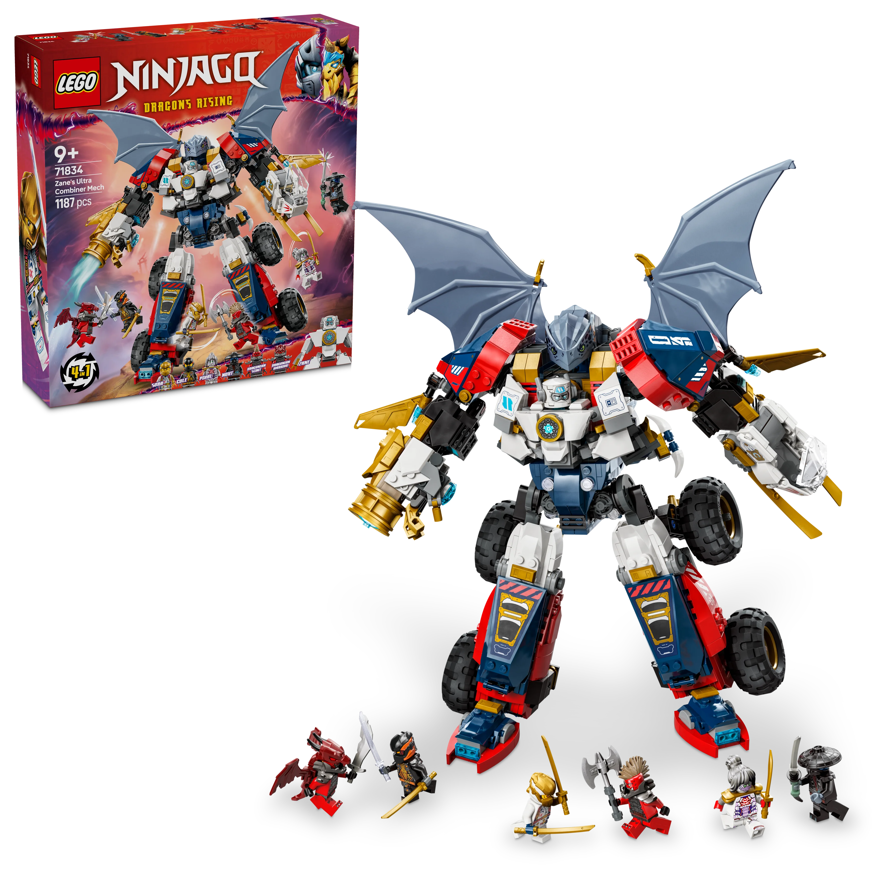 LEGO® 71834 NINJAGO® Zanes Ultra-Kombi-Mech