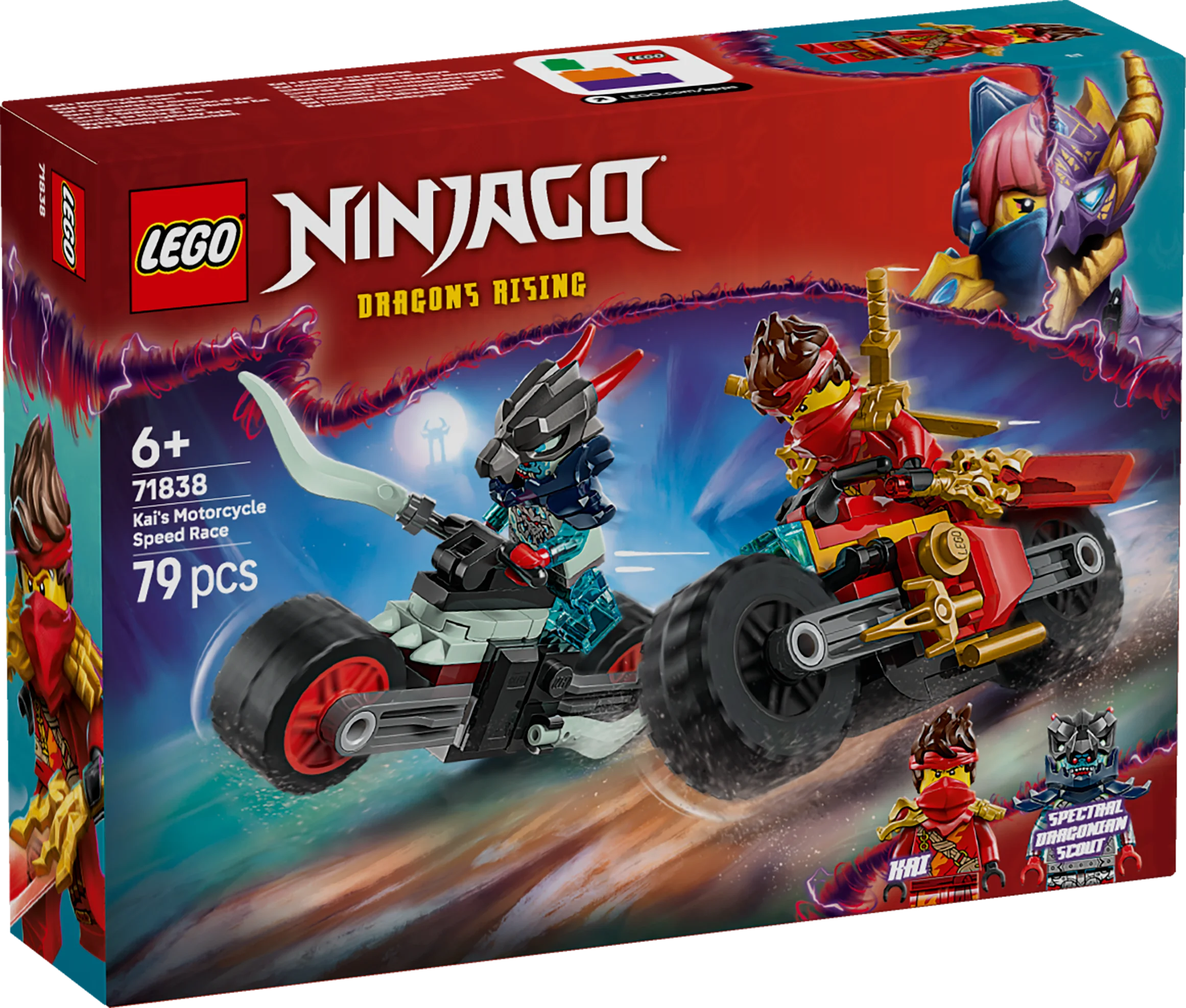 LEGO® 71838 NINJAGO® Kais Motorradrennen