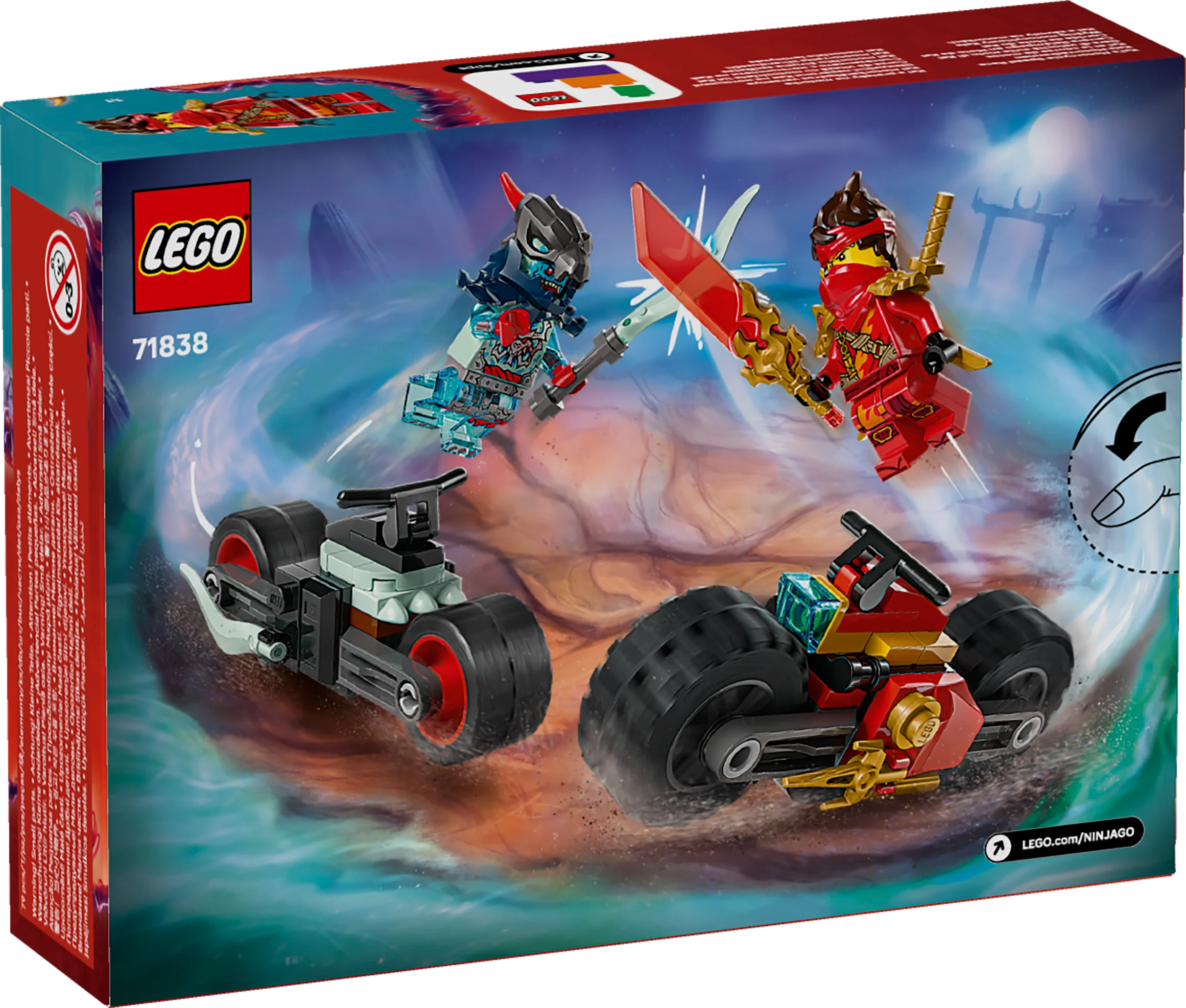 LEGO® 71838 NINJAGO® Kais Motorradrennen