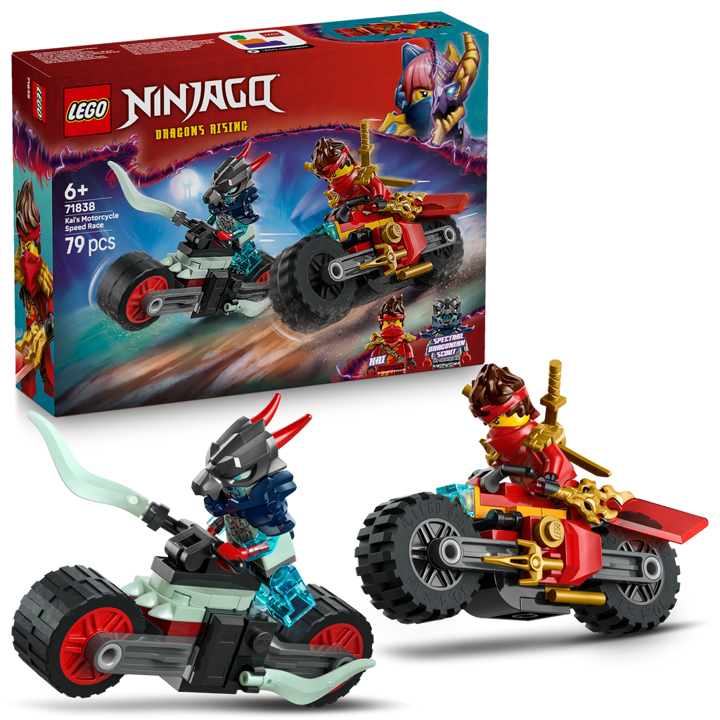LEGO® 71838 NINJAGO® Kais Motorradrennen