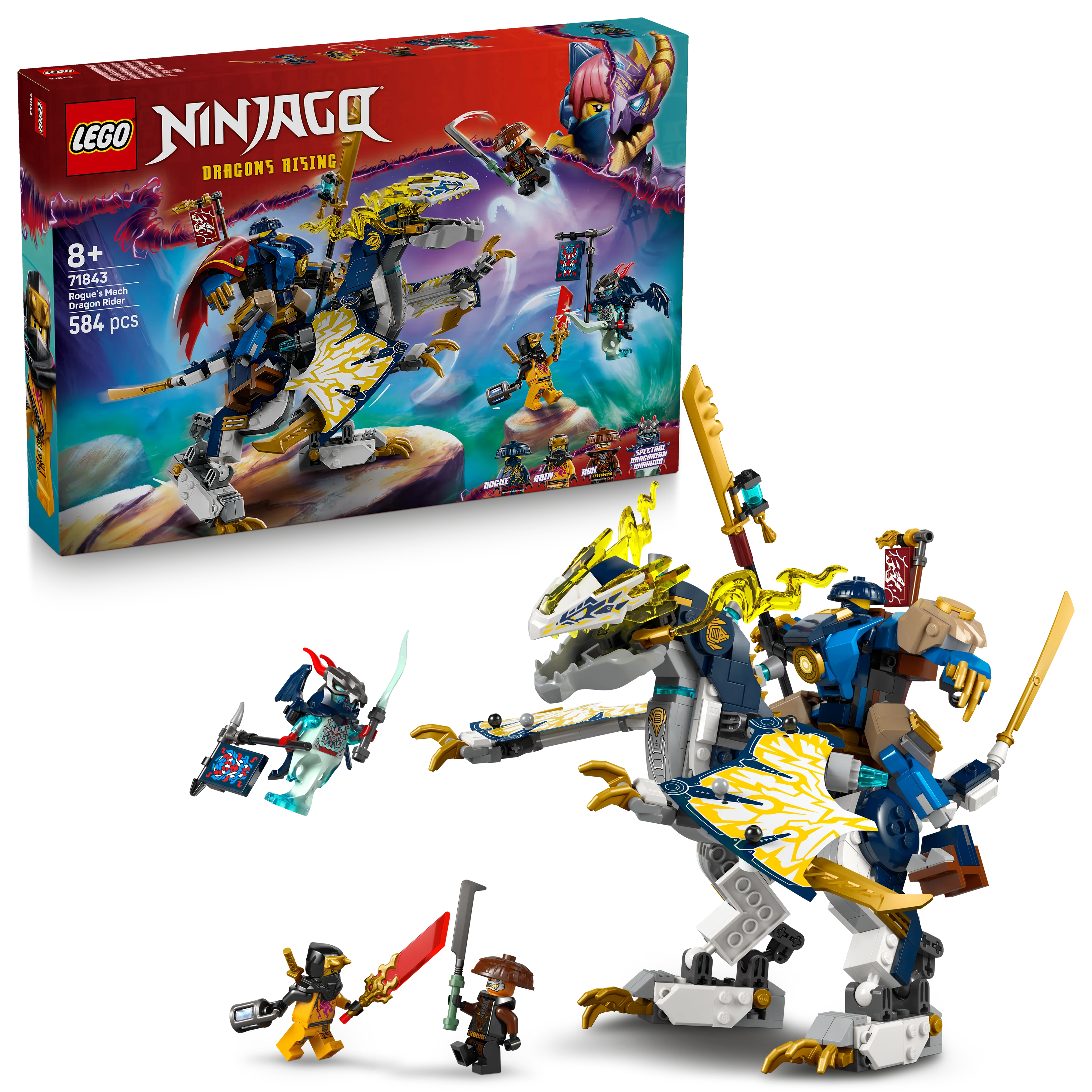 LEGO® 71843 NINJAGO® Rogues Mech-Drachenreiter