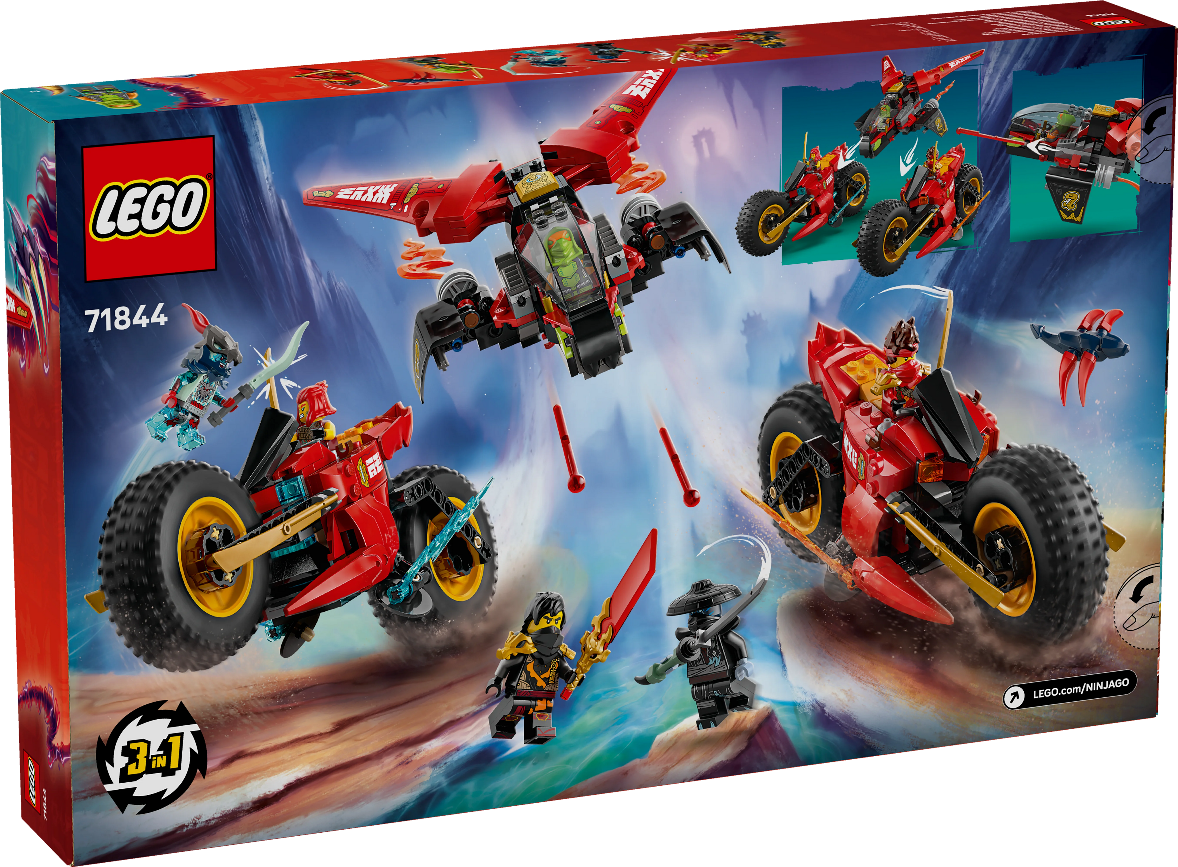 LEGO® 71844 NINJAGO® Ninja-Actionflitzer