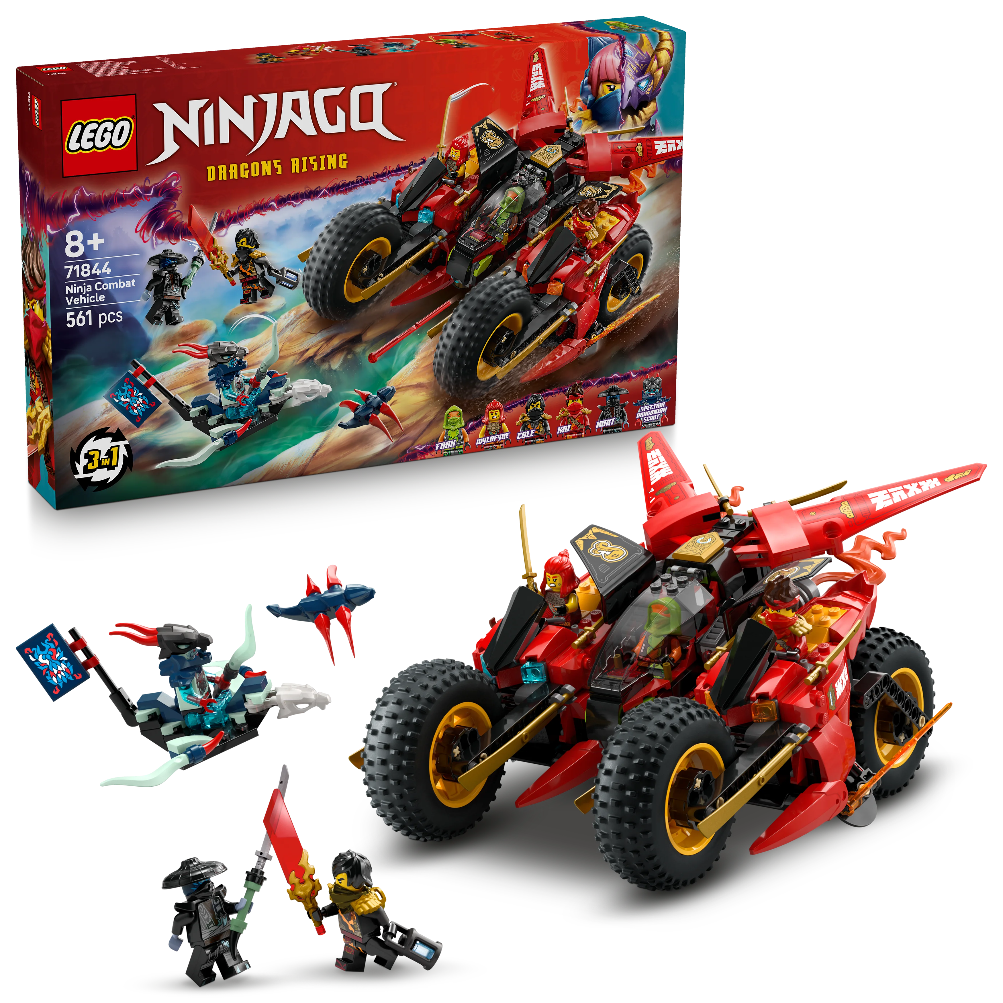LEGO® 71844 NINJAGO® Ninja-Actionflitzer