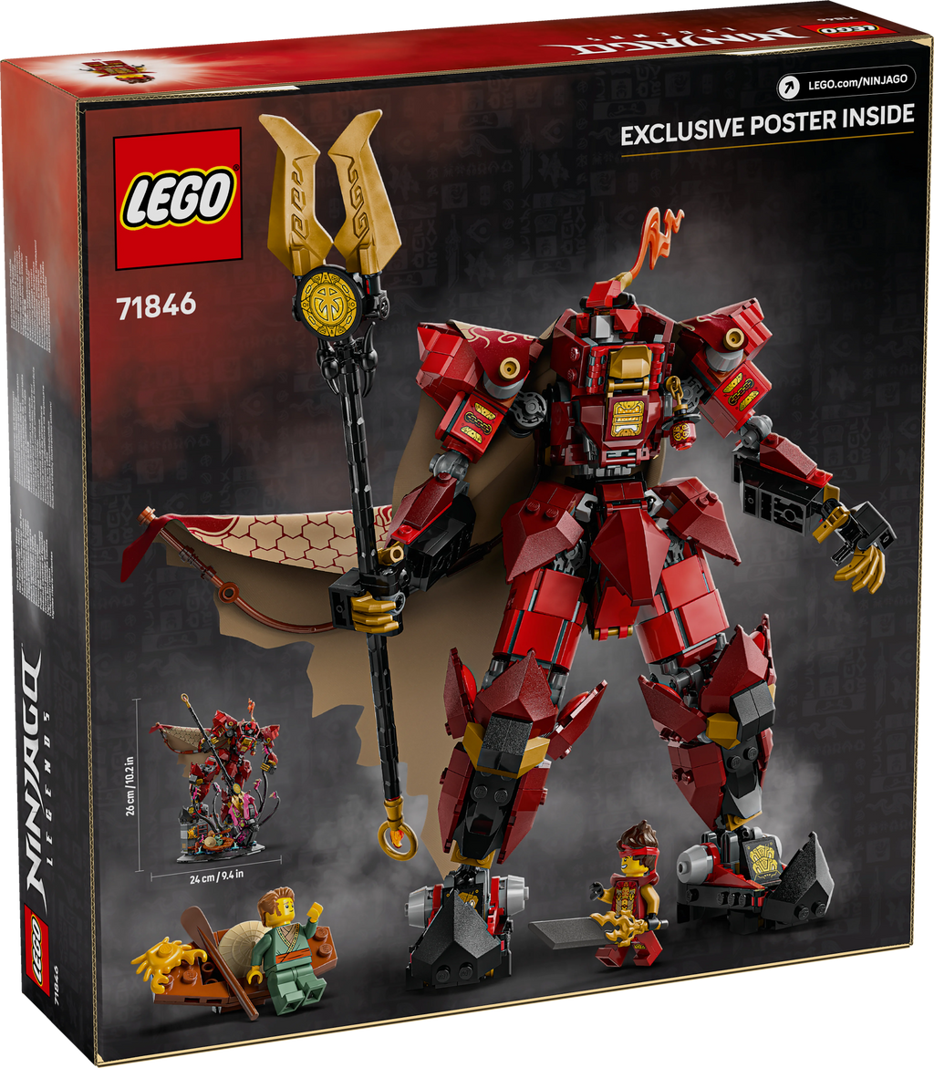 LEGO® 71846 NINJAGO® Der Feuerritter-Mech