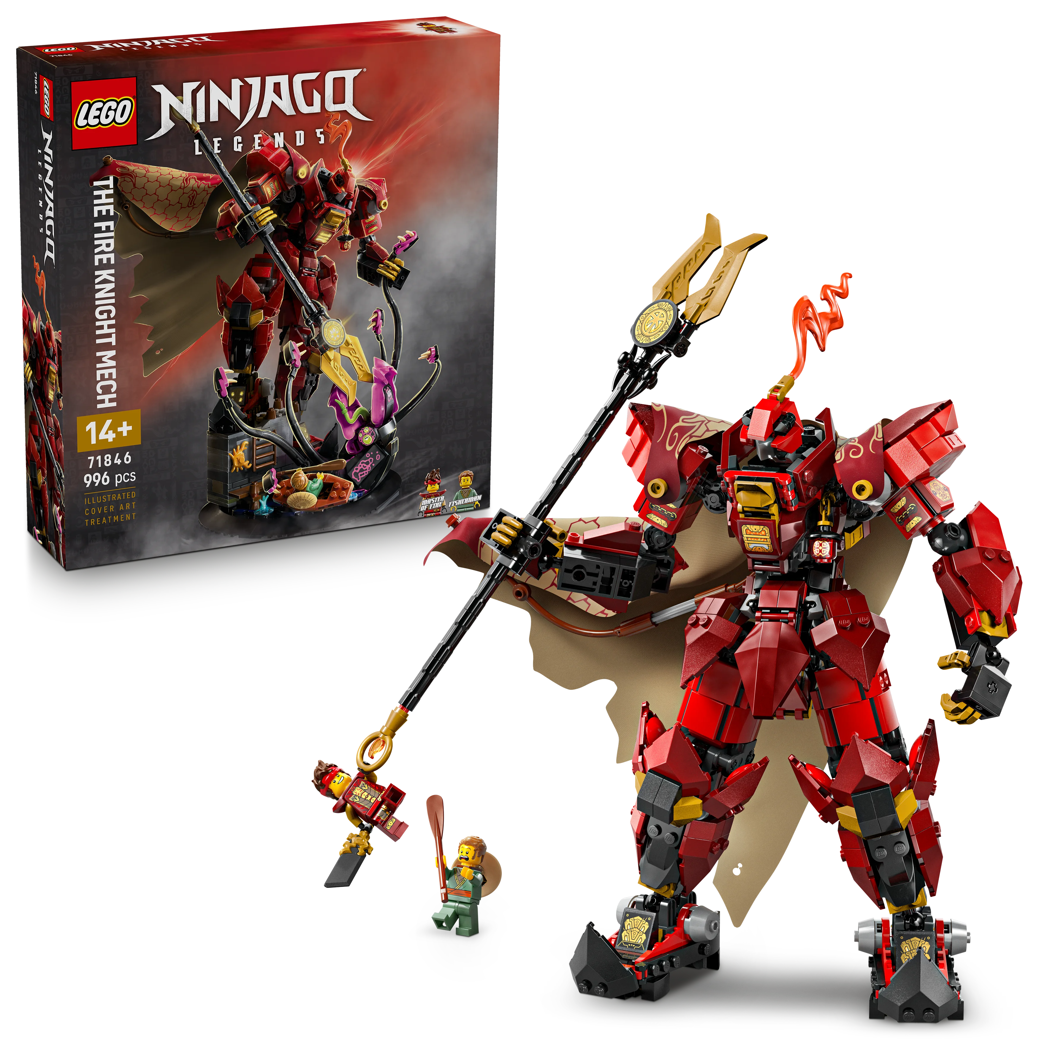 LEGO® 71846 NINJAGO® Der Feuerritter-Mech
