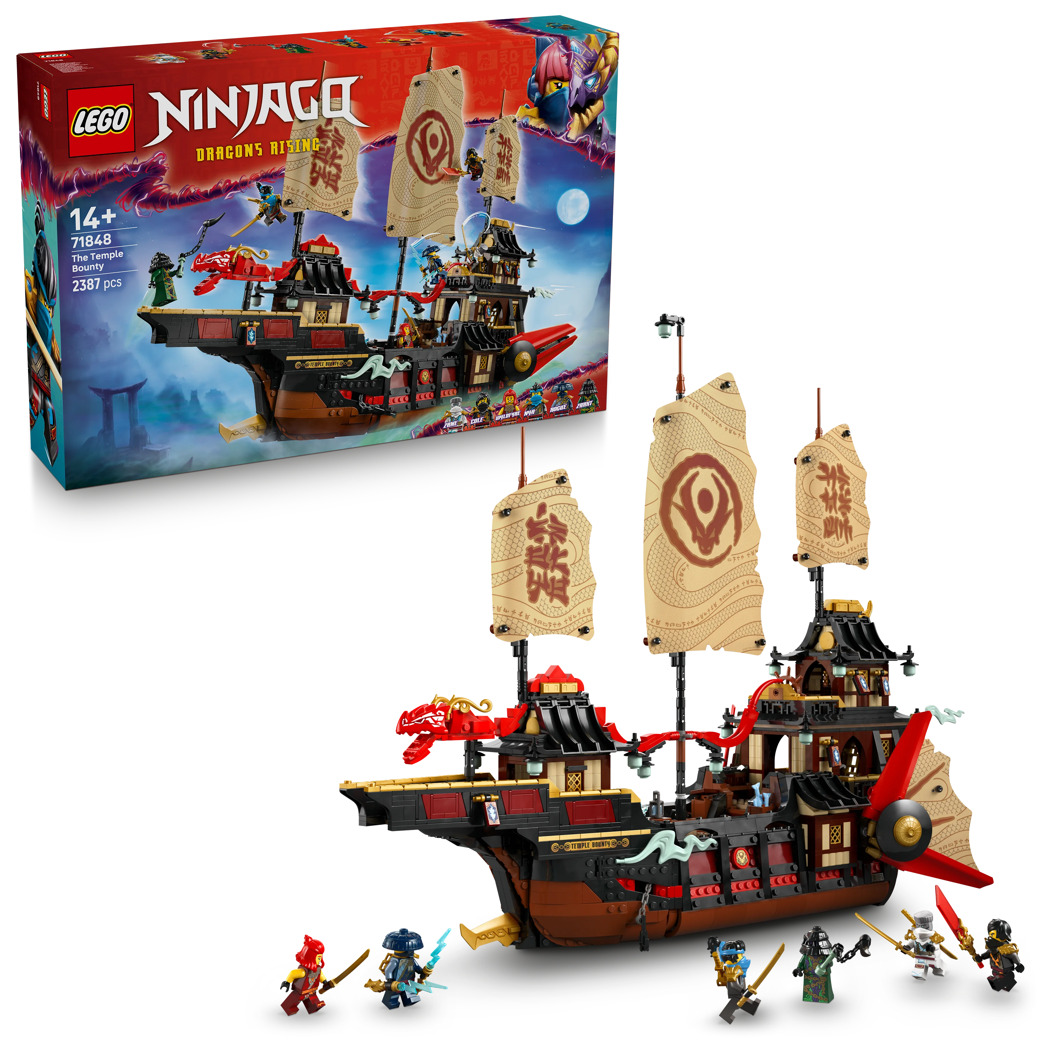LEGO® 71848 NINJAGO® Der Tempel-Flugsegler